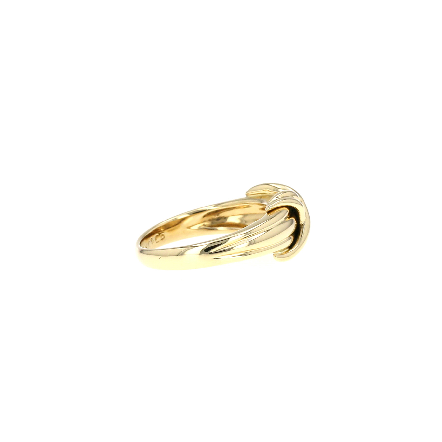 Tiffany 
Co Rope ring in yellow gold