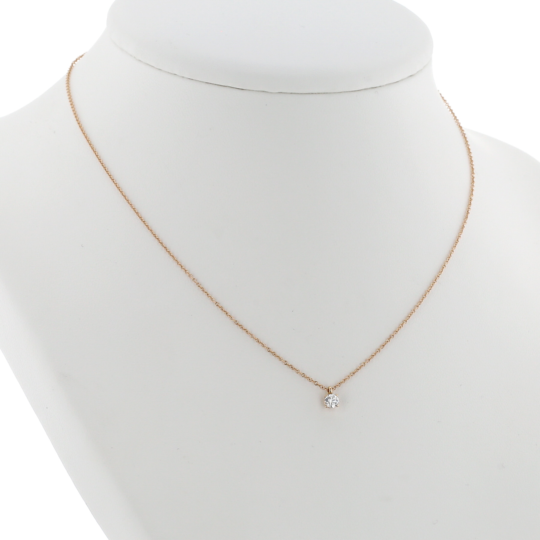 Collana Tiffany & Co Diamond in oro rosa e diamante (0.19 ct.)