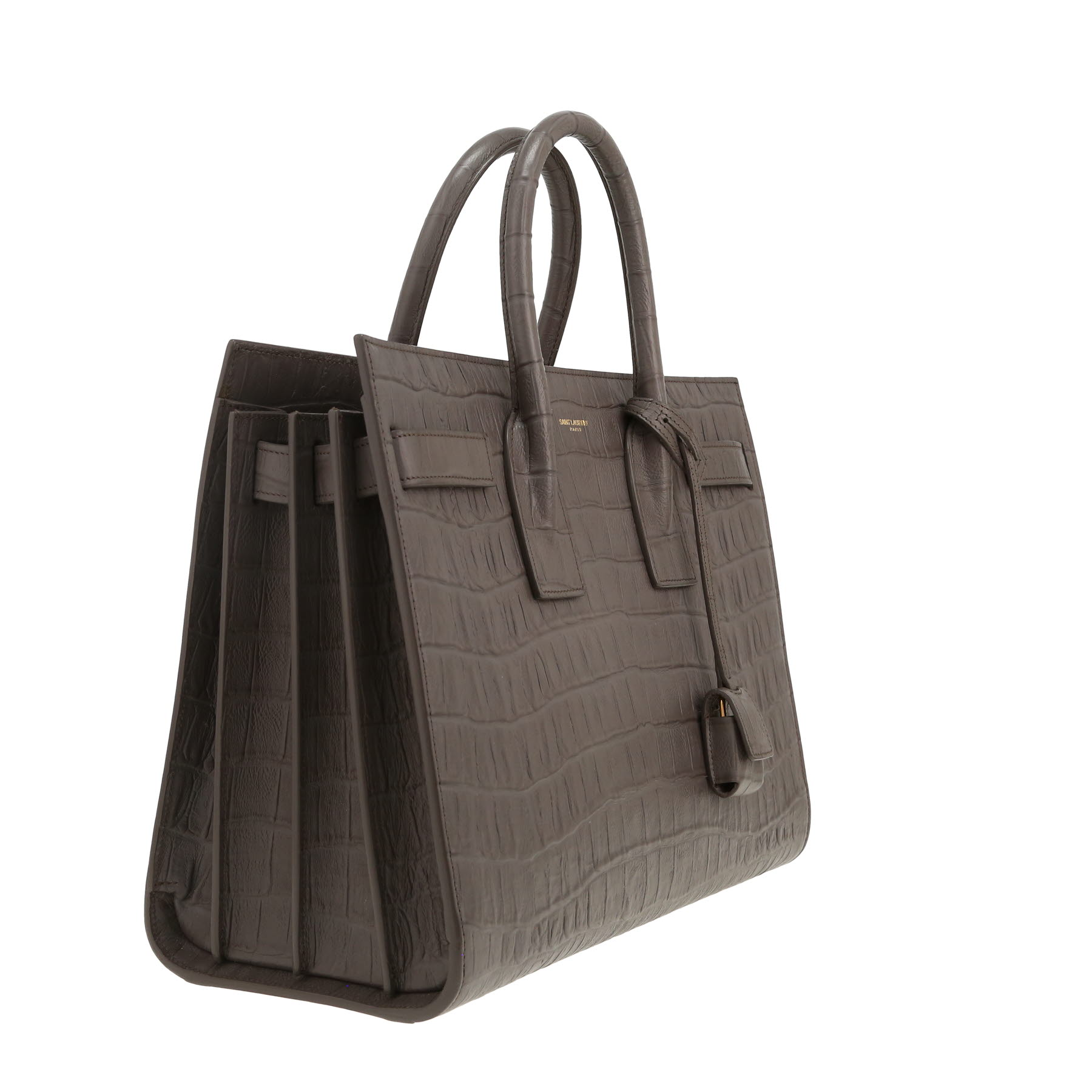 Saint Laurent  Sac de jour small model  shoulder bag  in grey leather