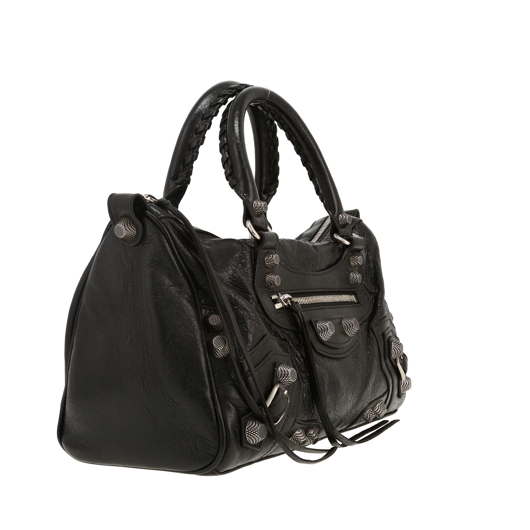 Bolso de mano Balenciaga  City en cuero negro