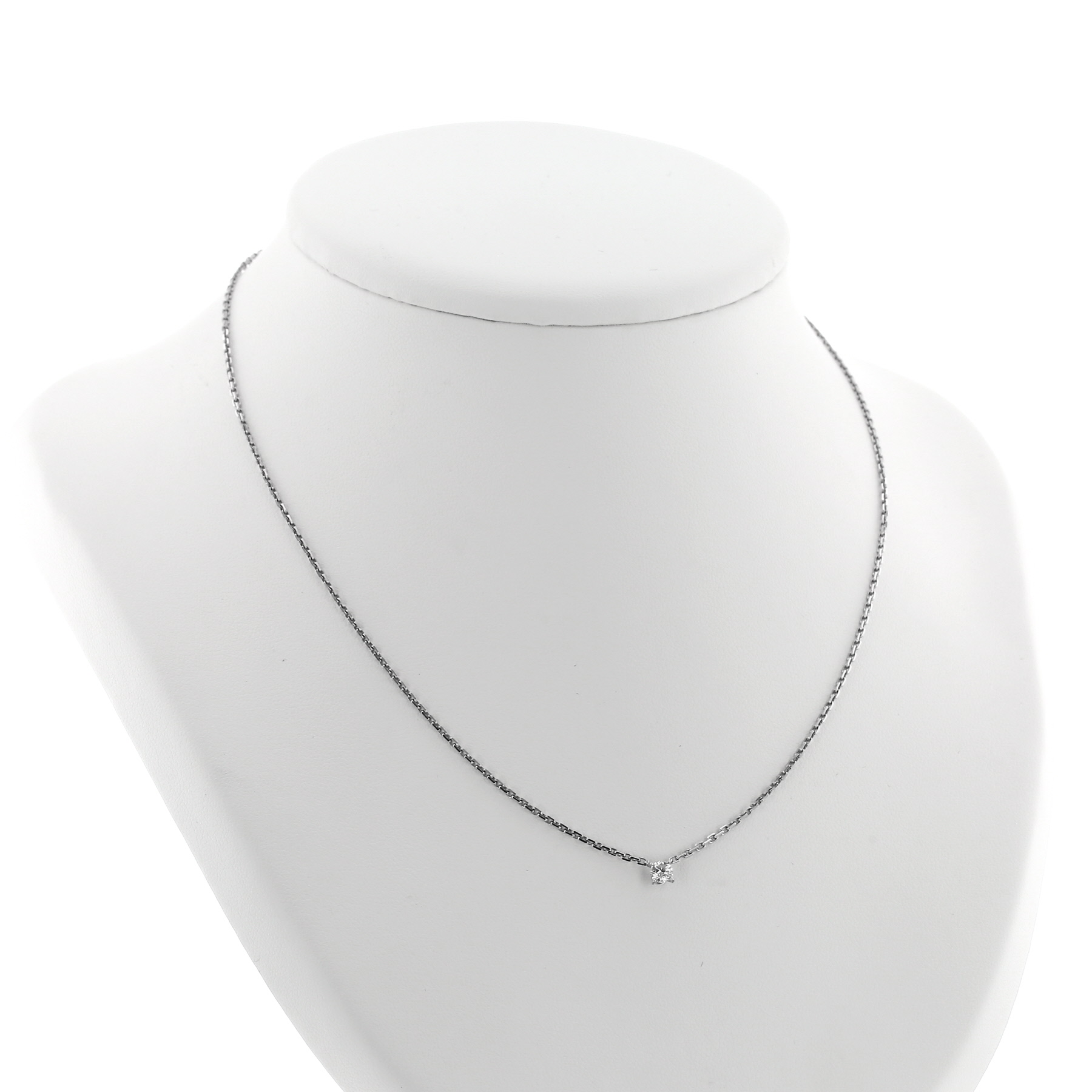 Cartier 1895 necklace in white gold and diamond
