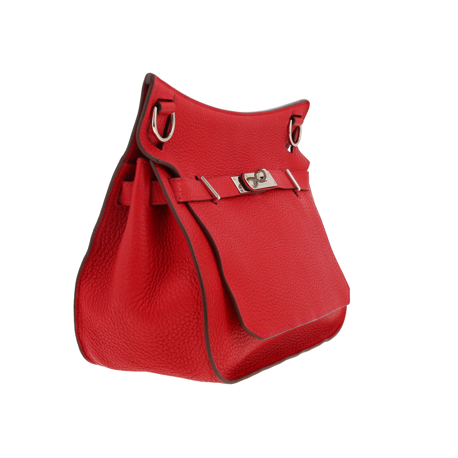 Hermès  Jypsiere 28 cm shoulder bag  in red togo leather