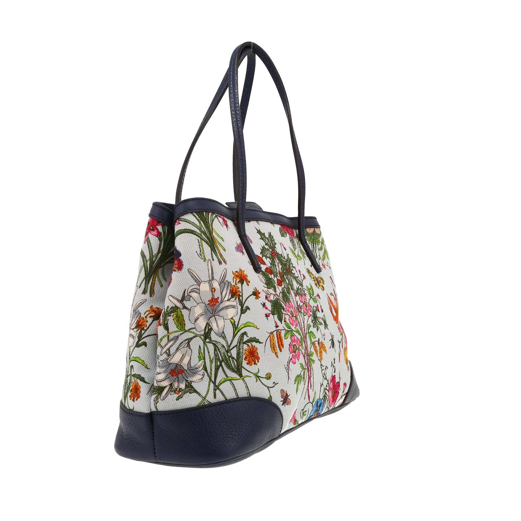 Gucci  Flora shopping bag  in beige canvas