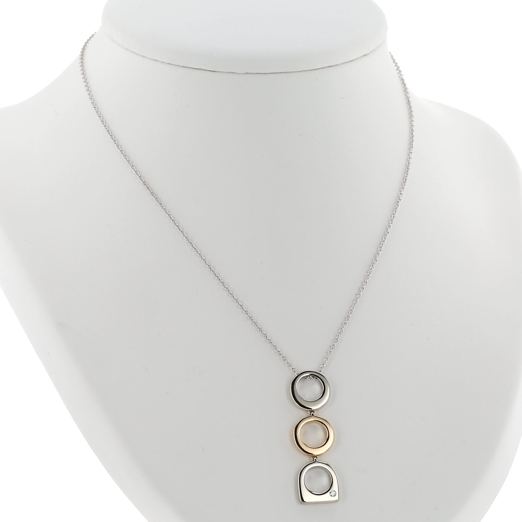Collier Fred Success en or blanc, or jaune et diamant