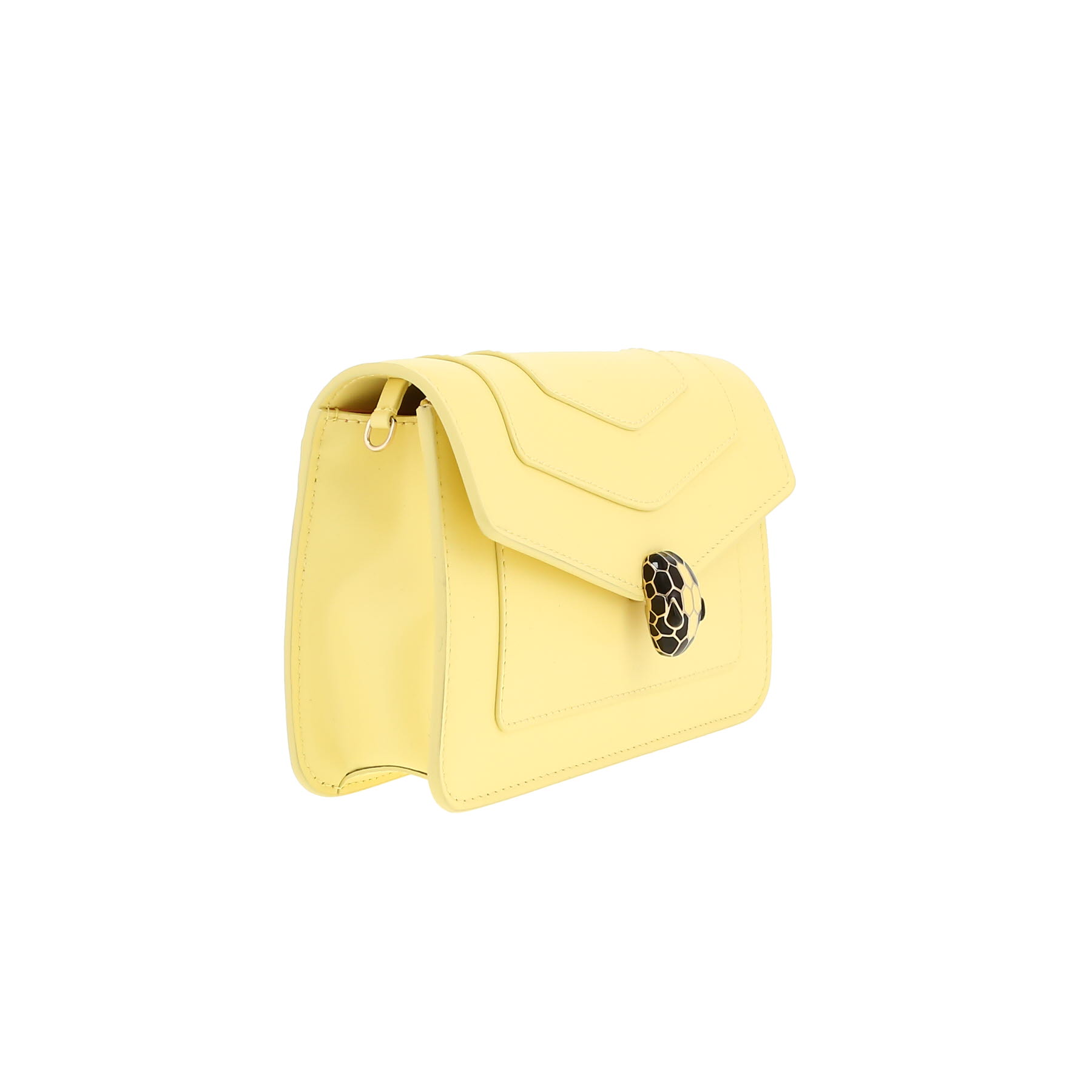 Bulgari  Serpenti Forever handbag  in yellow leather