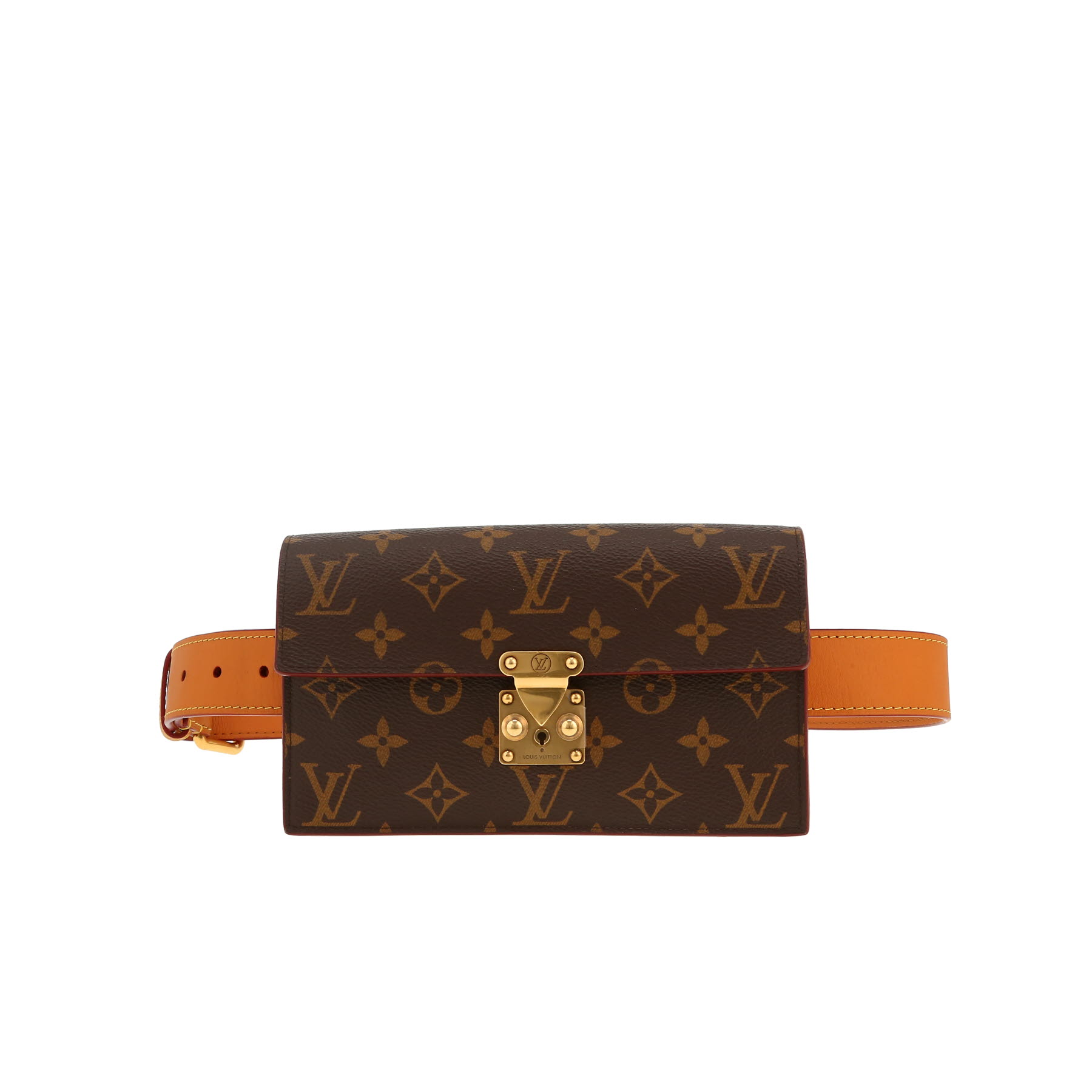 Louis Vuitton Belt Ceinture Monogram Canvas Brown Gold Louis Vuitton Brown Belts for Women for sale | eBay main image 4