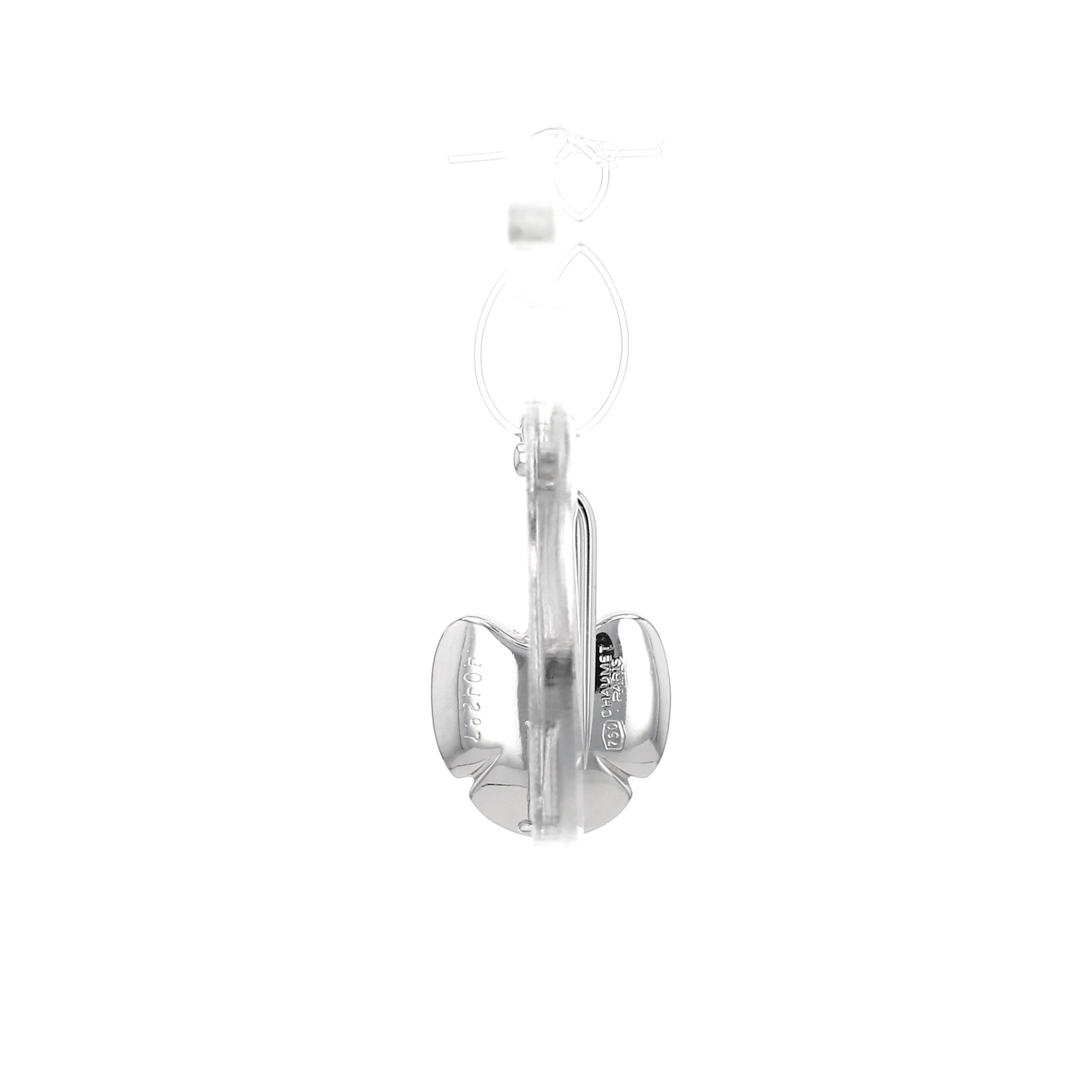Spilla-ciondolo Chaumet  in oro bianco e diamanti