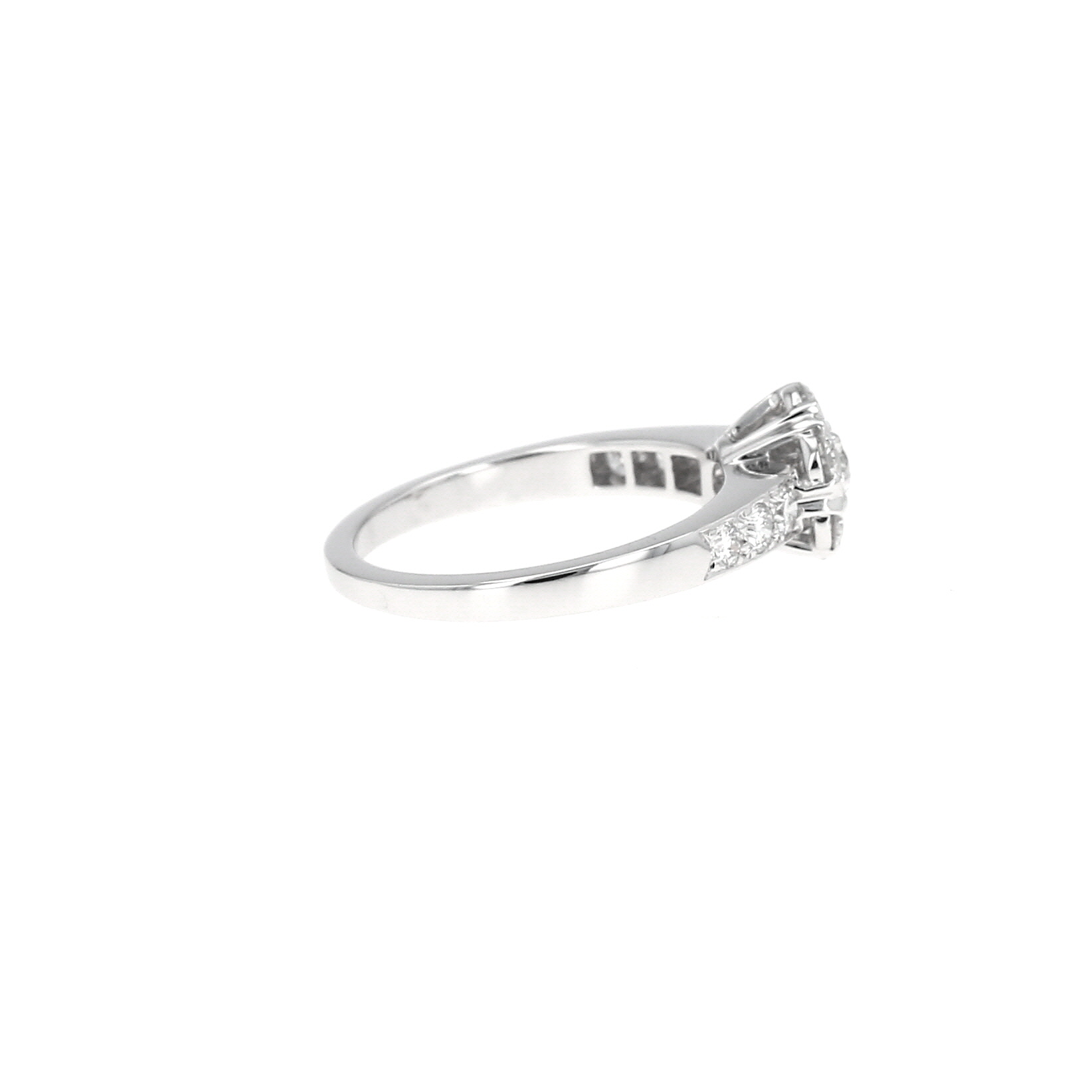 Bague Van Cleef & Arpels Fleurette en or blanc et diamants