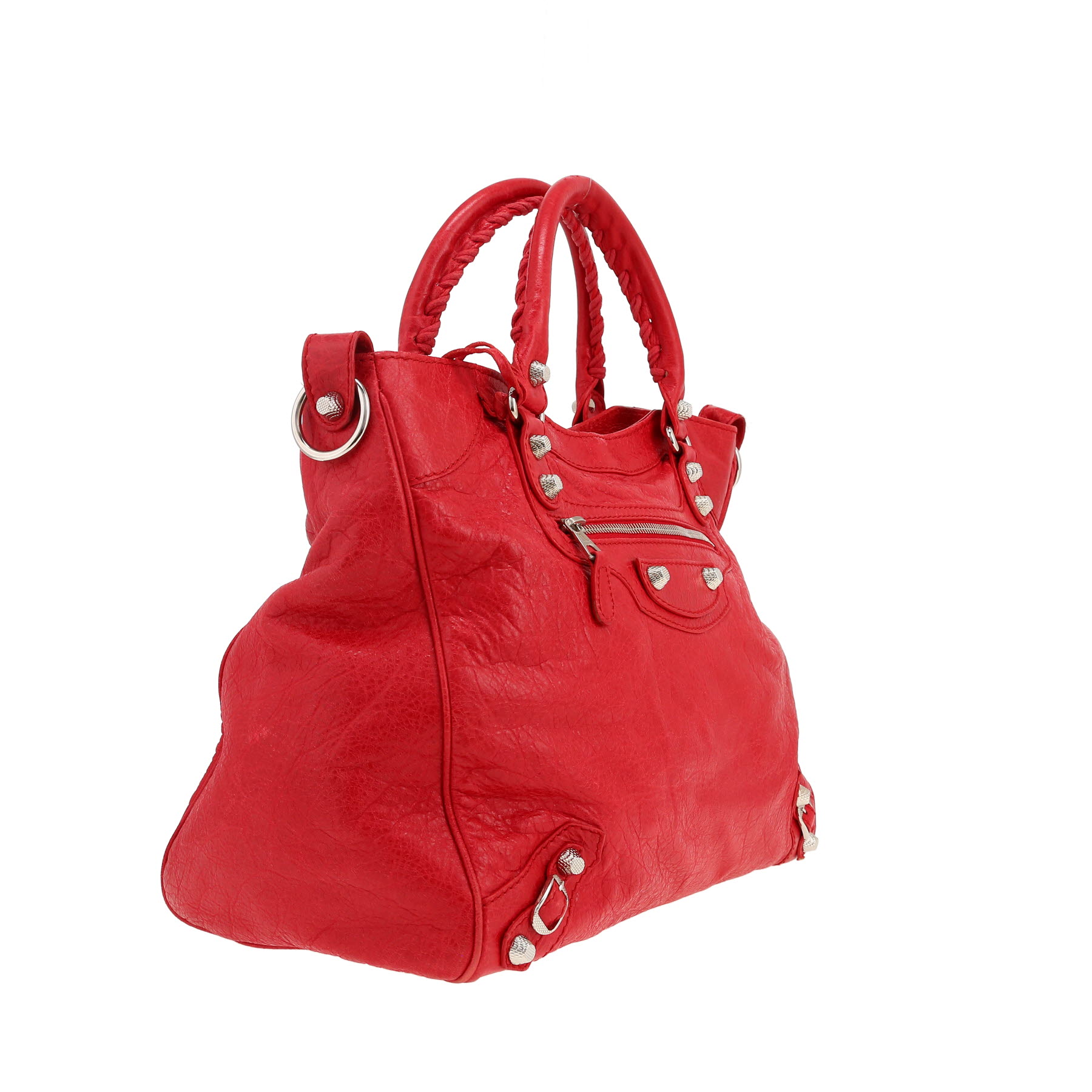 Balenciaga  City handbag  in red leather
