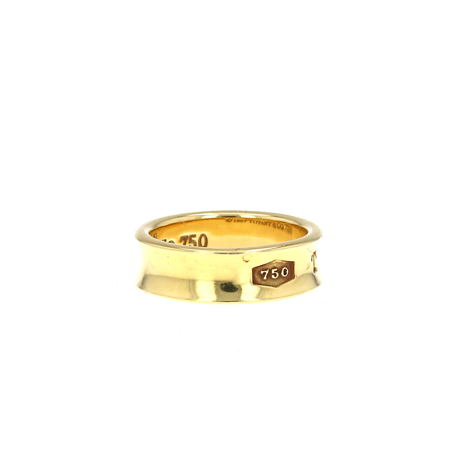 Bague Tiffany & Co 1837 en or jaune