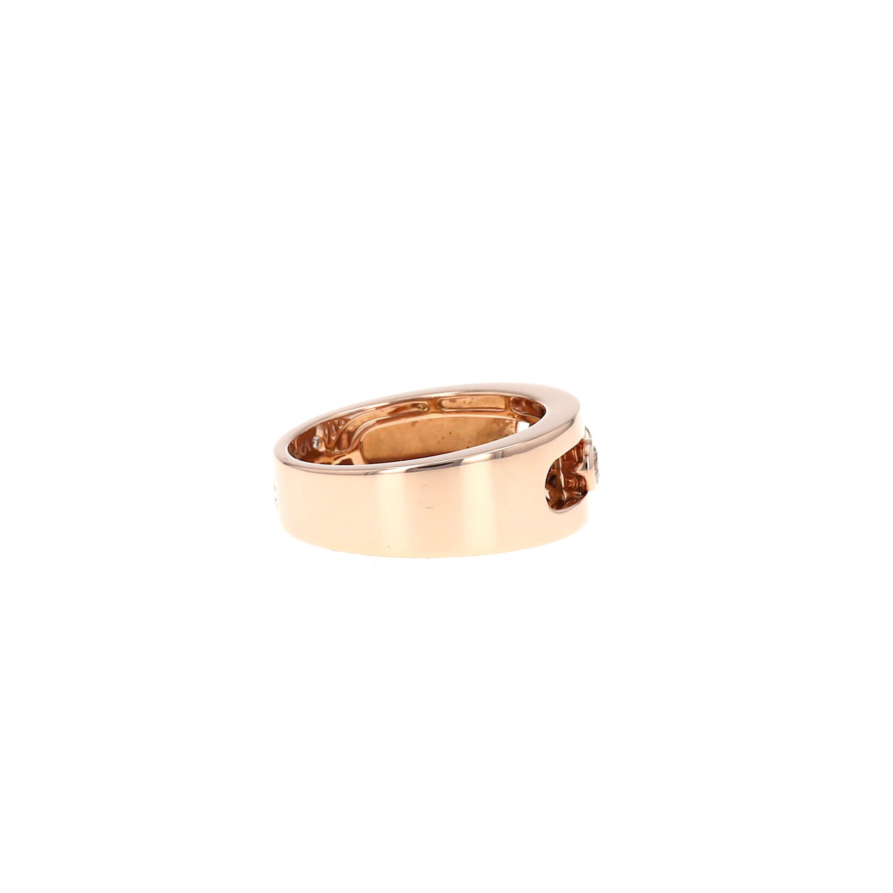 Bague Messika Move Joaillerie en or rose et diamants