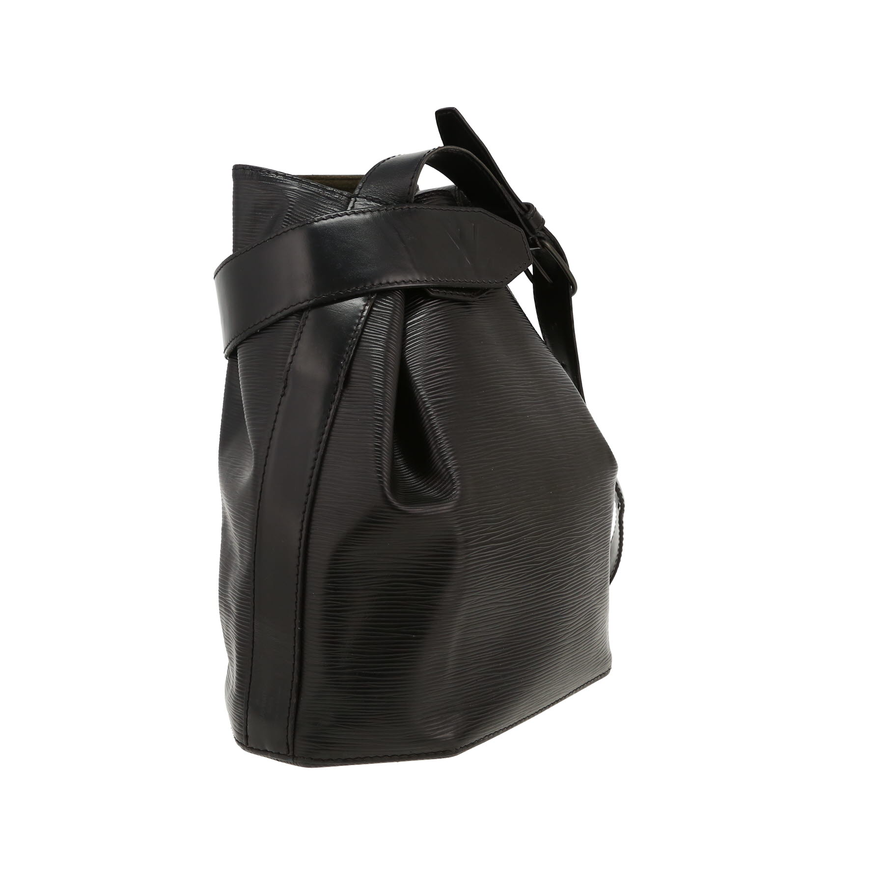Sac à main Louis Vuitton  Bucket en cuir épi noir