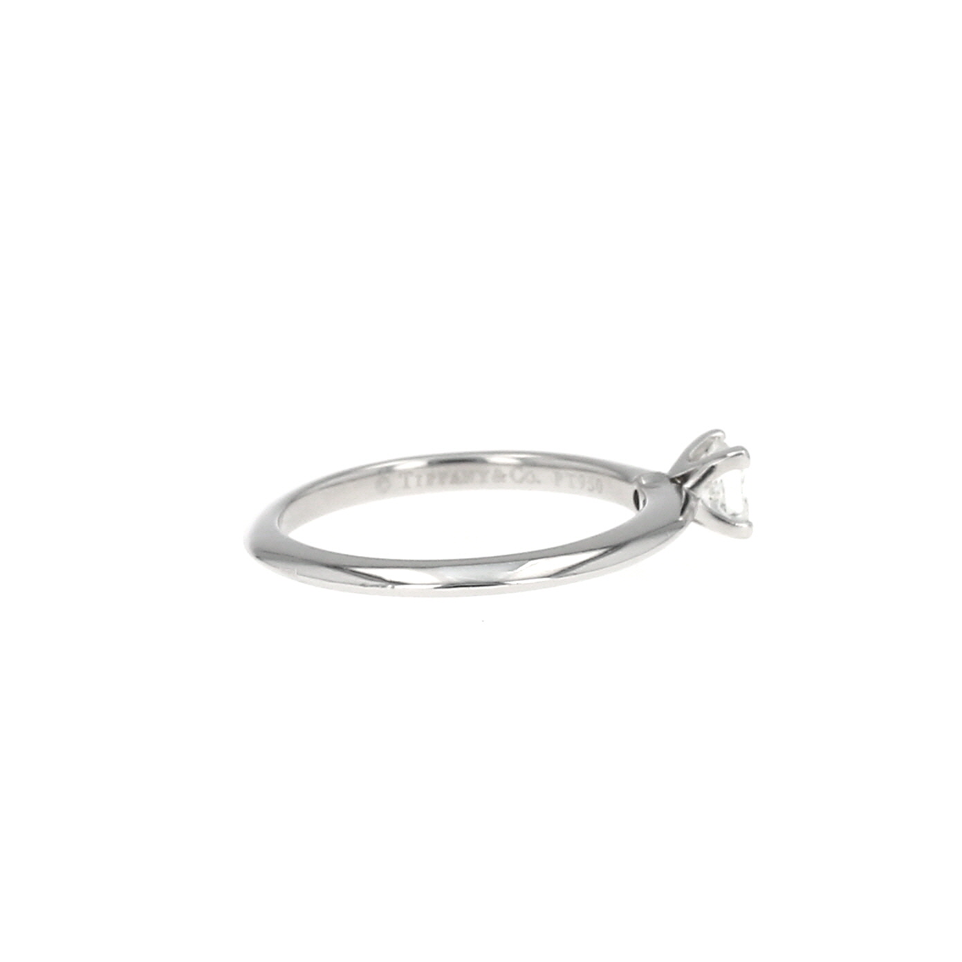 Sortija Tiffany & Co Setting de platino y diamante