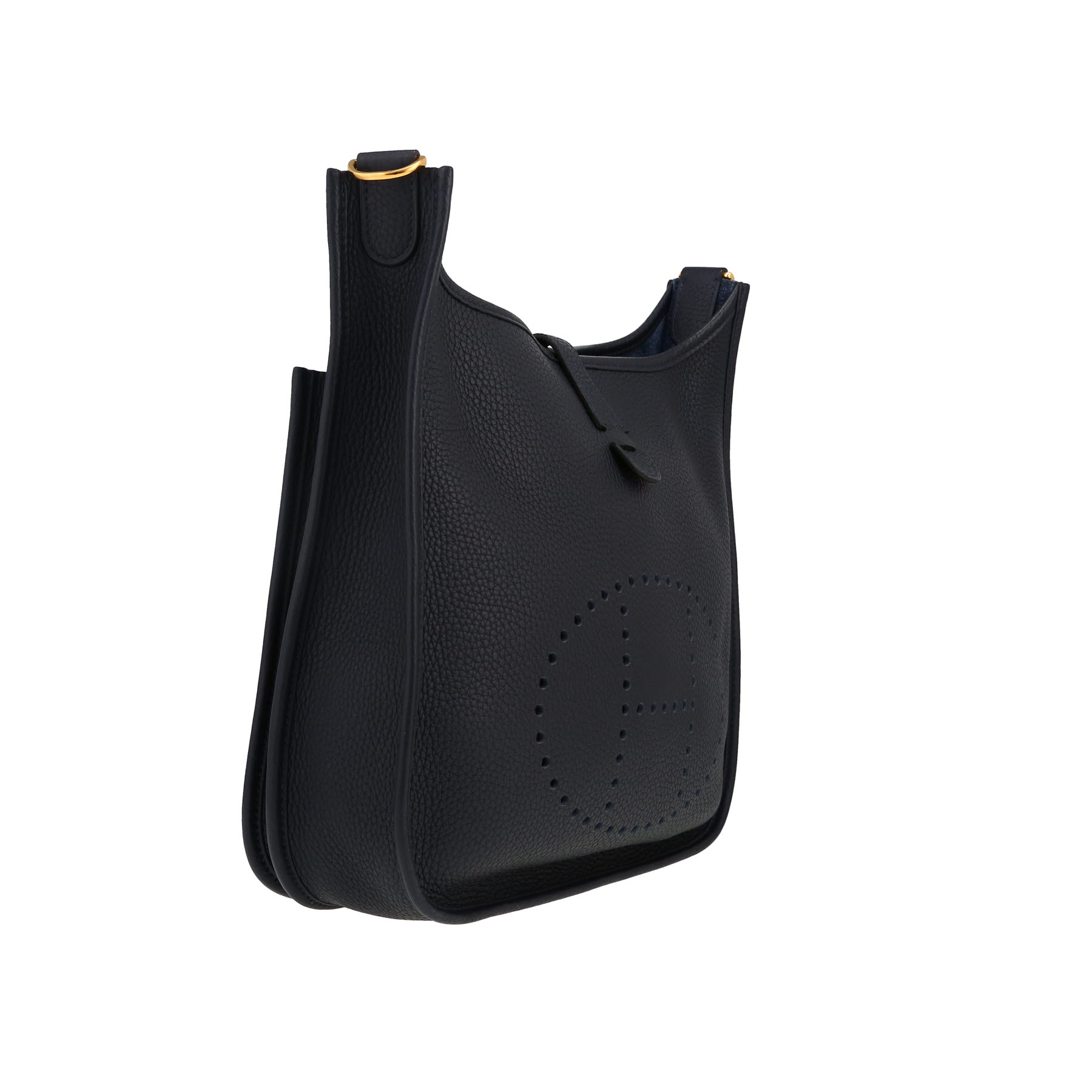 Hermès  Evelyne III shoulder bag  in Bleu Caban togo leather