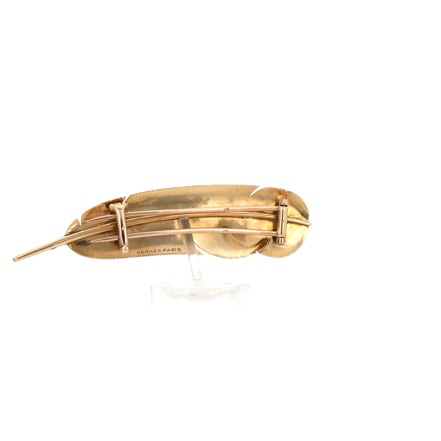 Hermès  brooch in yellow gold