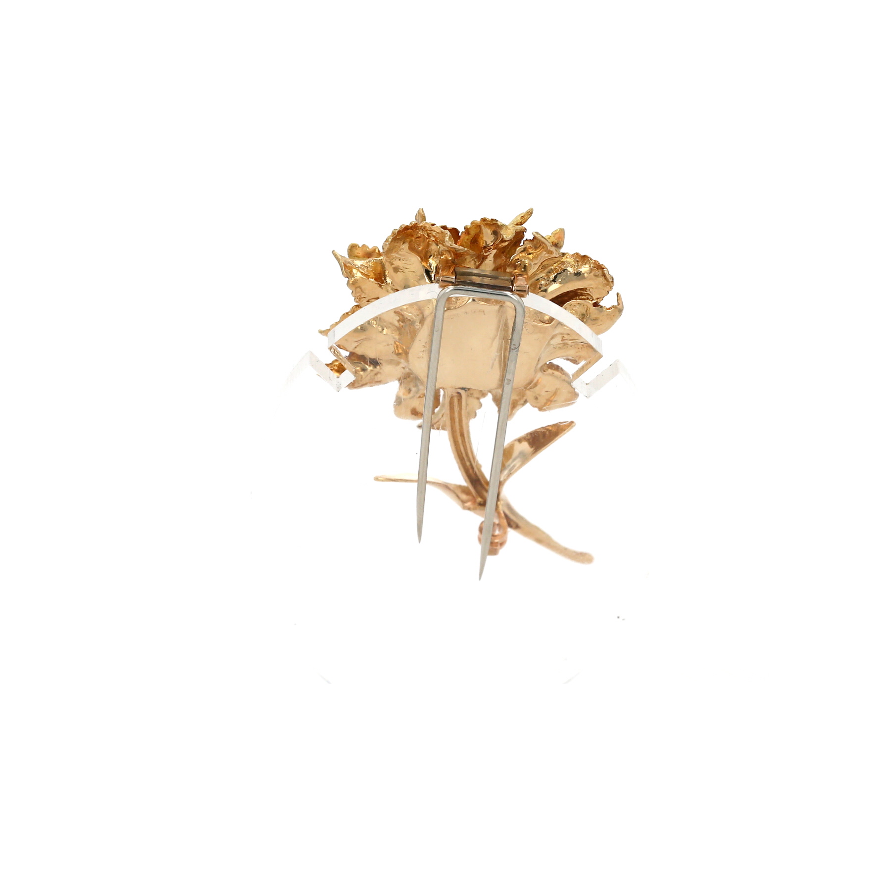 Hermès brooch in yellow gold