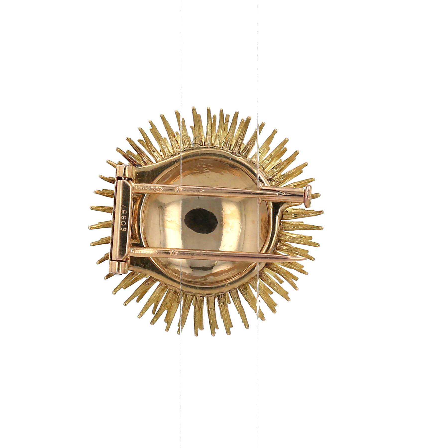 Hermès   1950's brooch in yellow gold