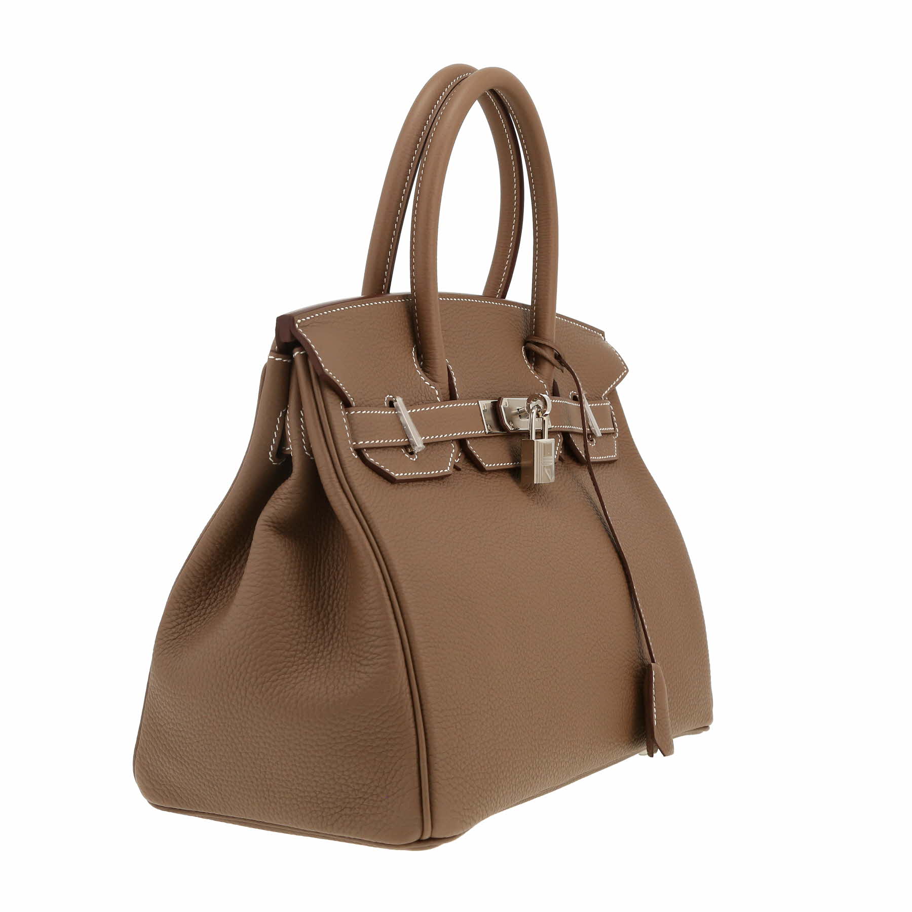 Hermès  Birkin 30 cm handbag  in etoupe togo leather