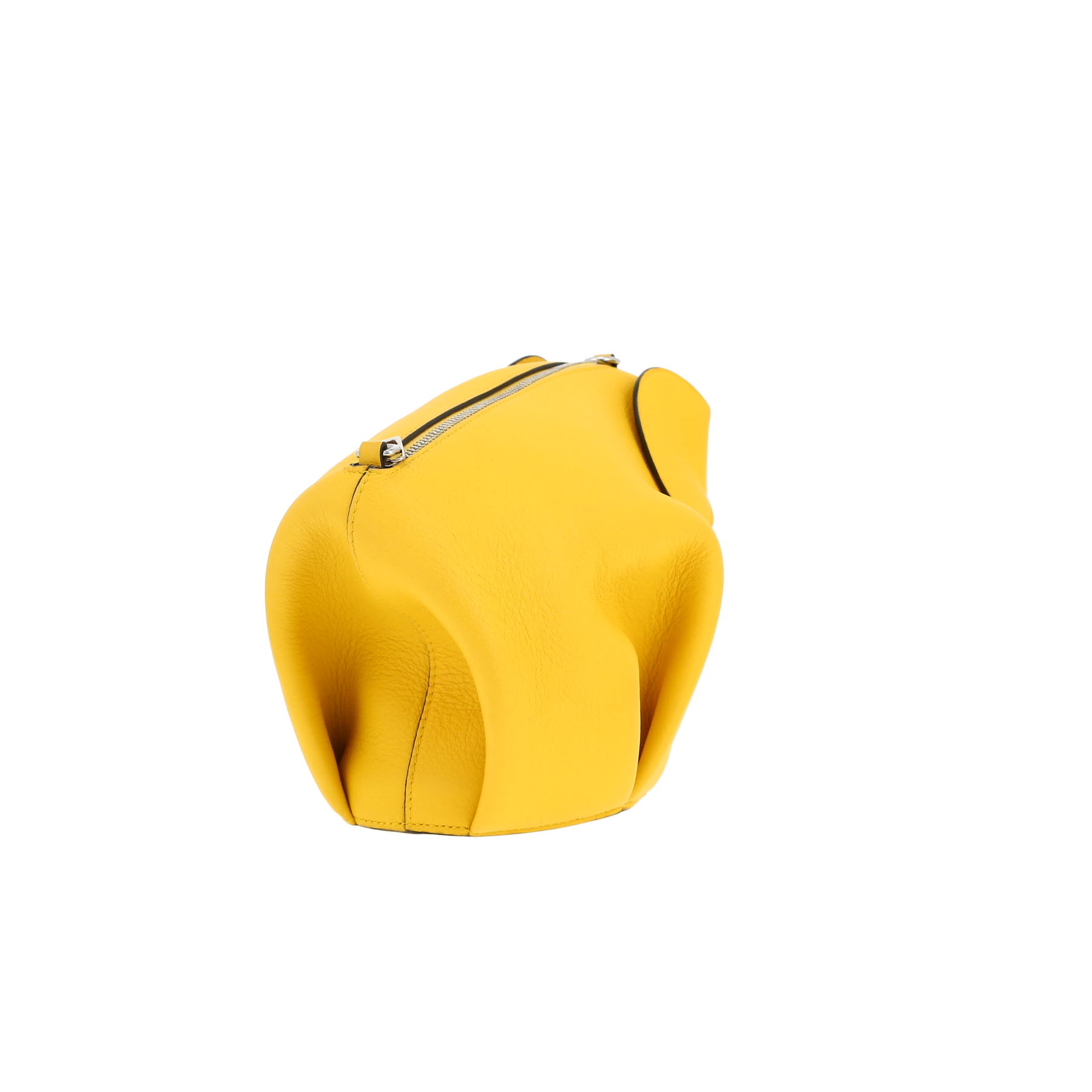 Bolso bandolera Loewe  Elephant Pocket en cuero amarillo