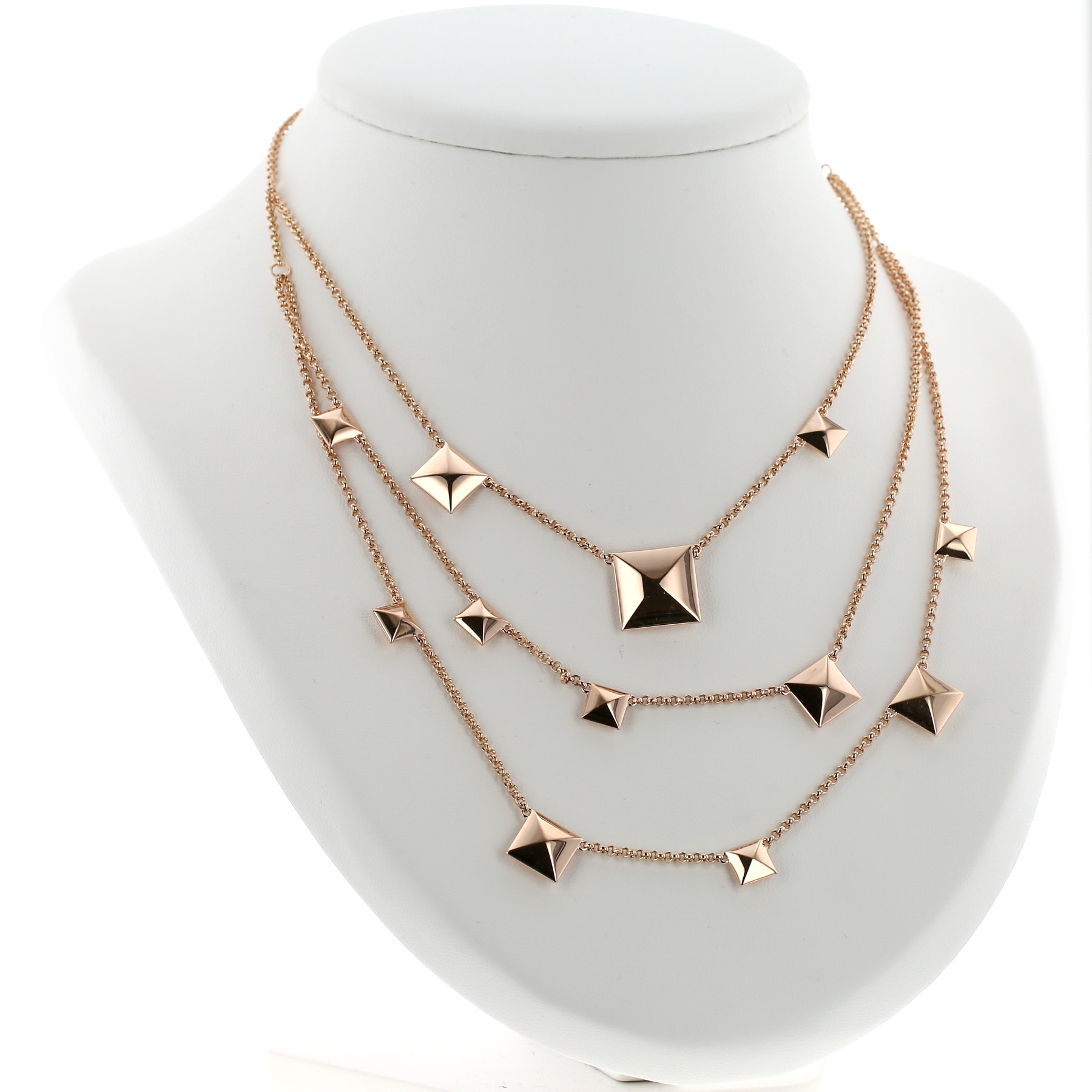 Collana Hermès Clou d'H in oro rosa