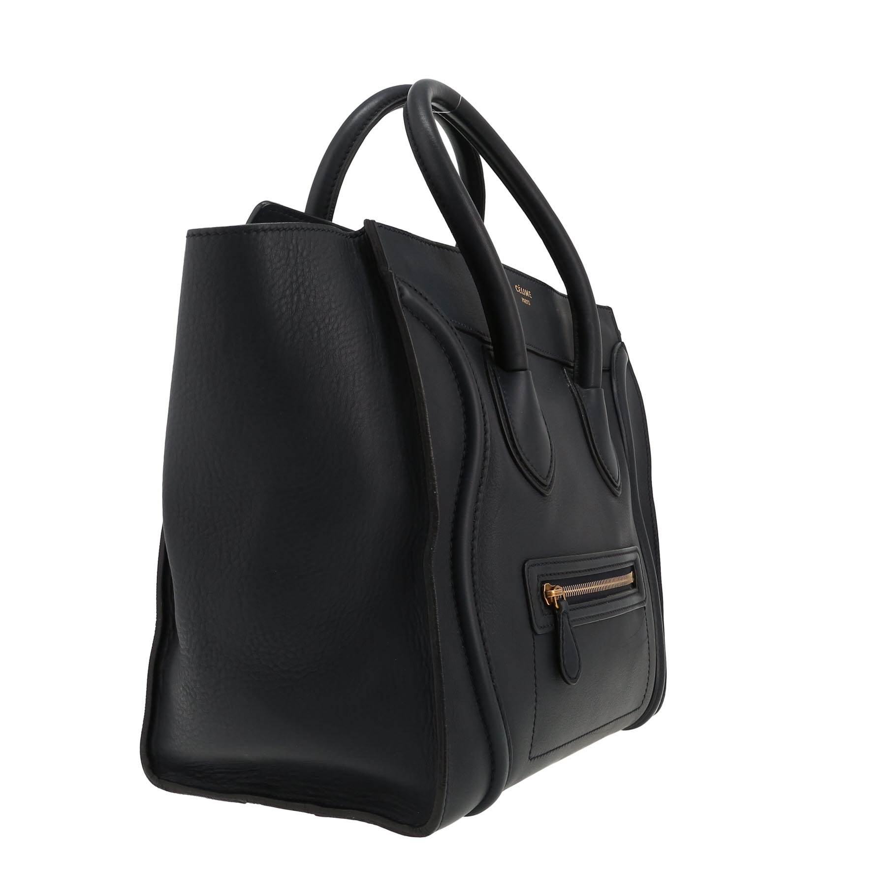 Borsa Celine  Luggage modello medio  in pelle blu