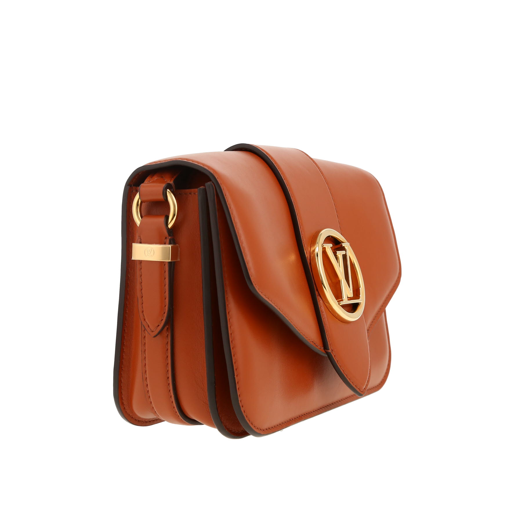 Bolso de mano Louis Vuitton  Pont Neuf modelo mediano  en cuero marrón