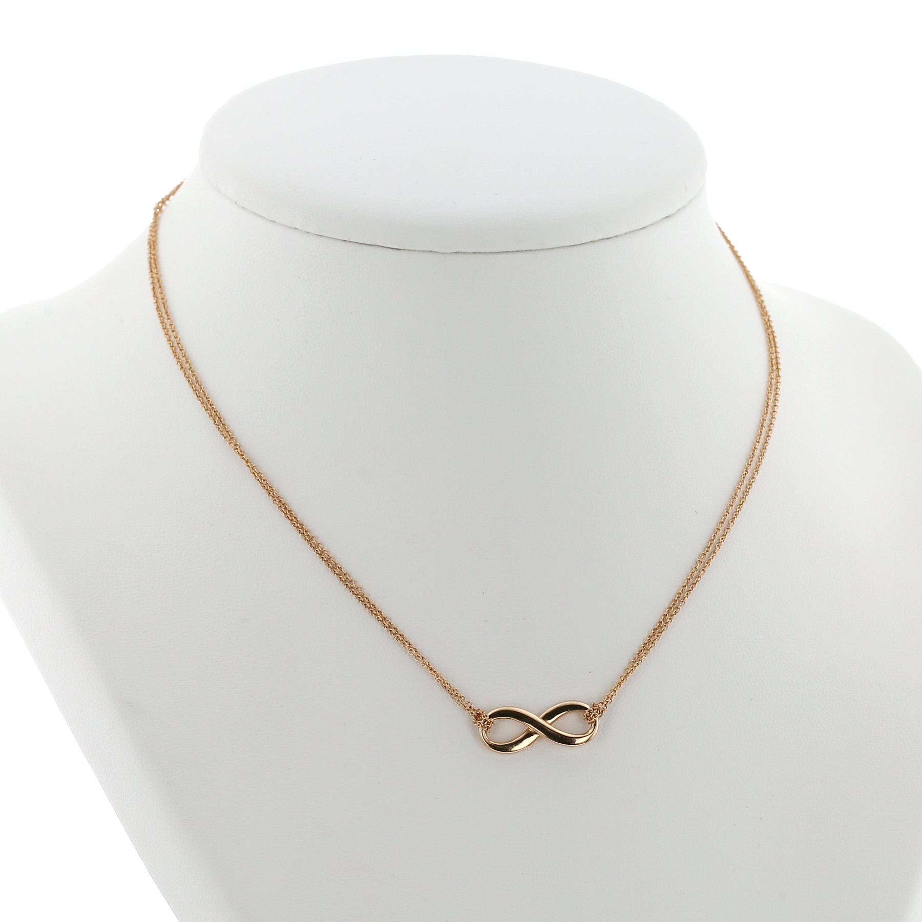 Collier Tiffany & Co Infinity en or rose