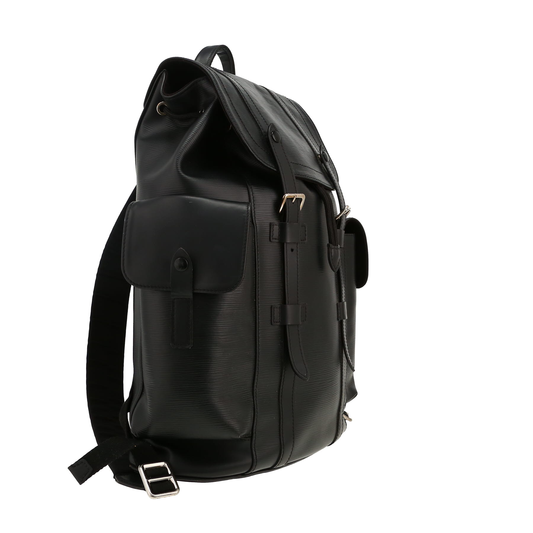 Louis Vuitton  Christopher backpack  in black epi leather