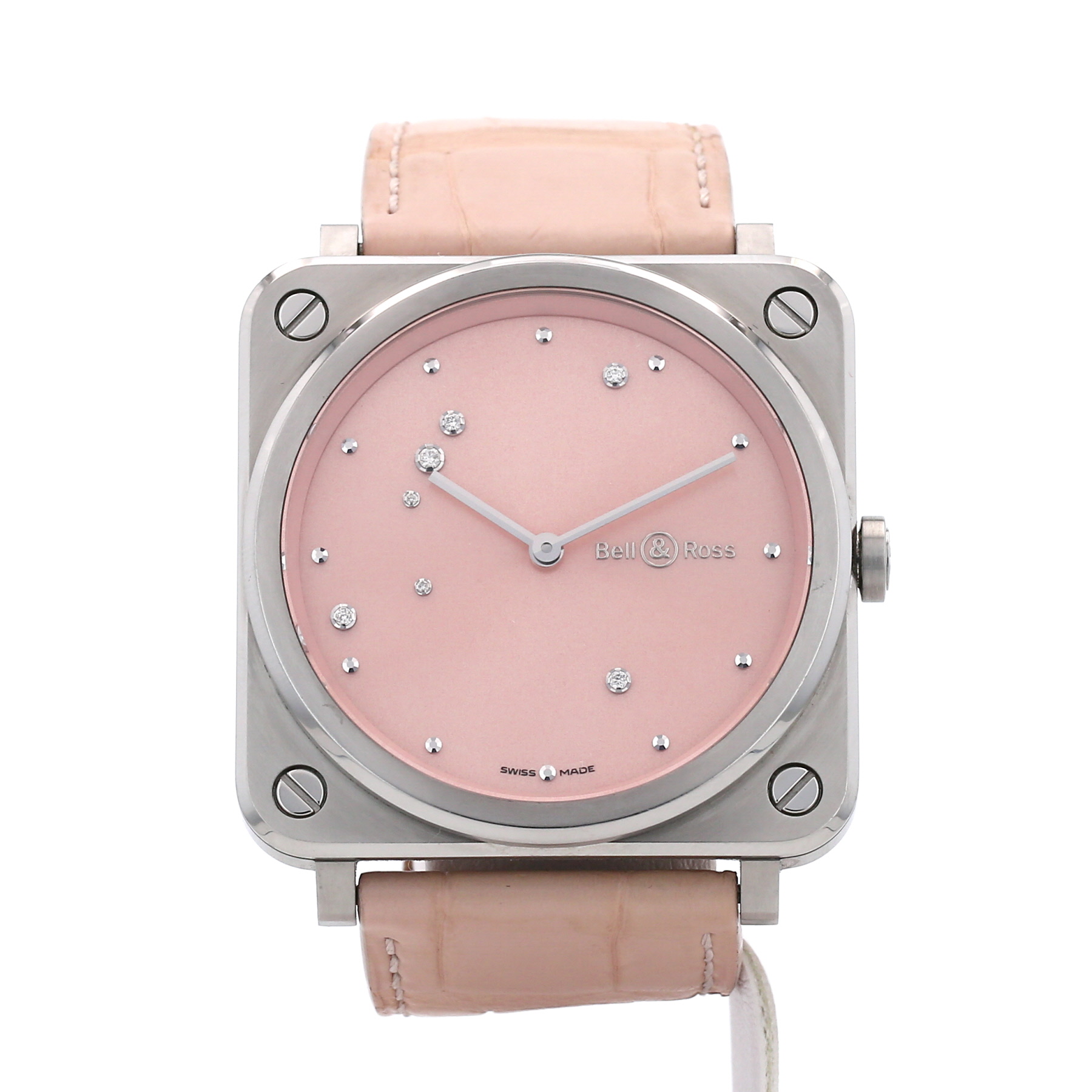 Cadran De Montre Galbé Rose 28 Mm - Marque Metal Decor, Occasion, Pour Horlogerie