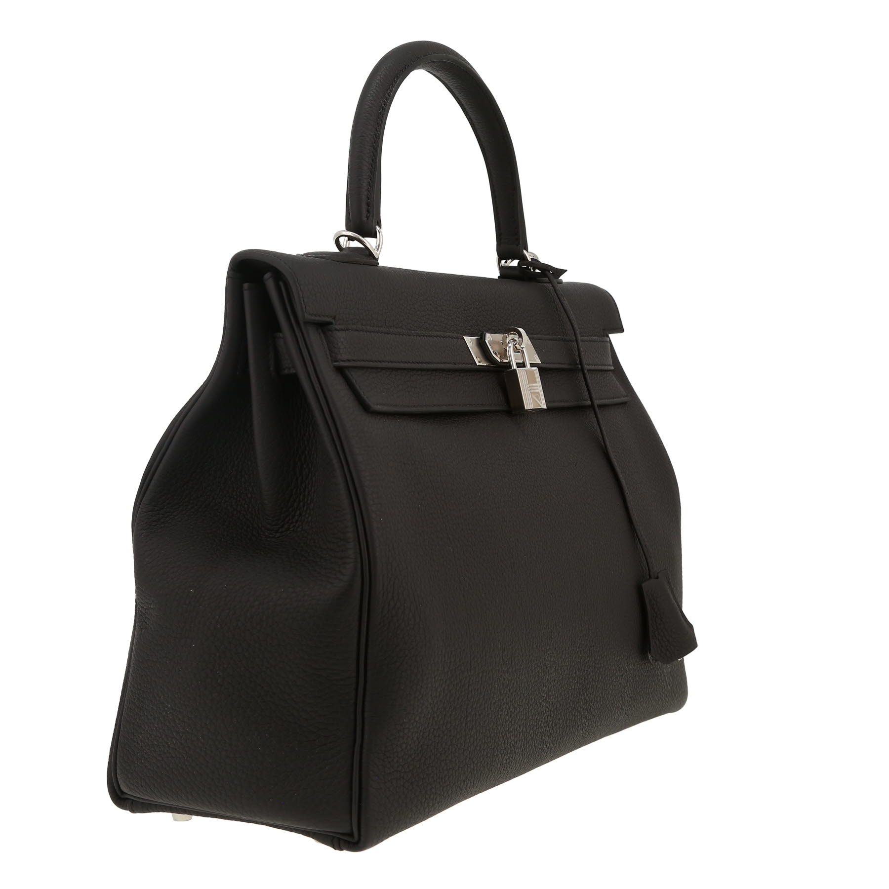 Hermès  Kelly 35 cm handbag  in black togo leather