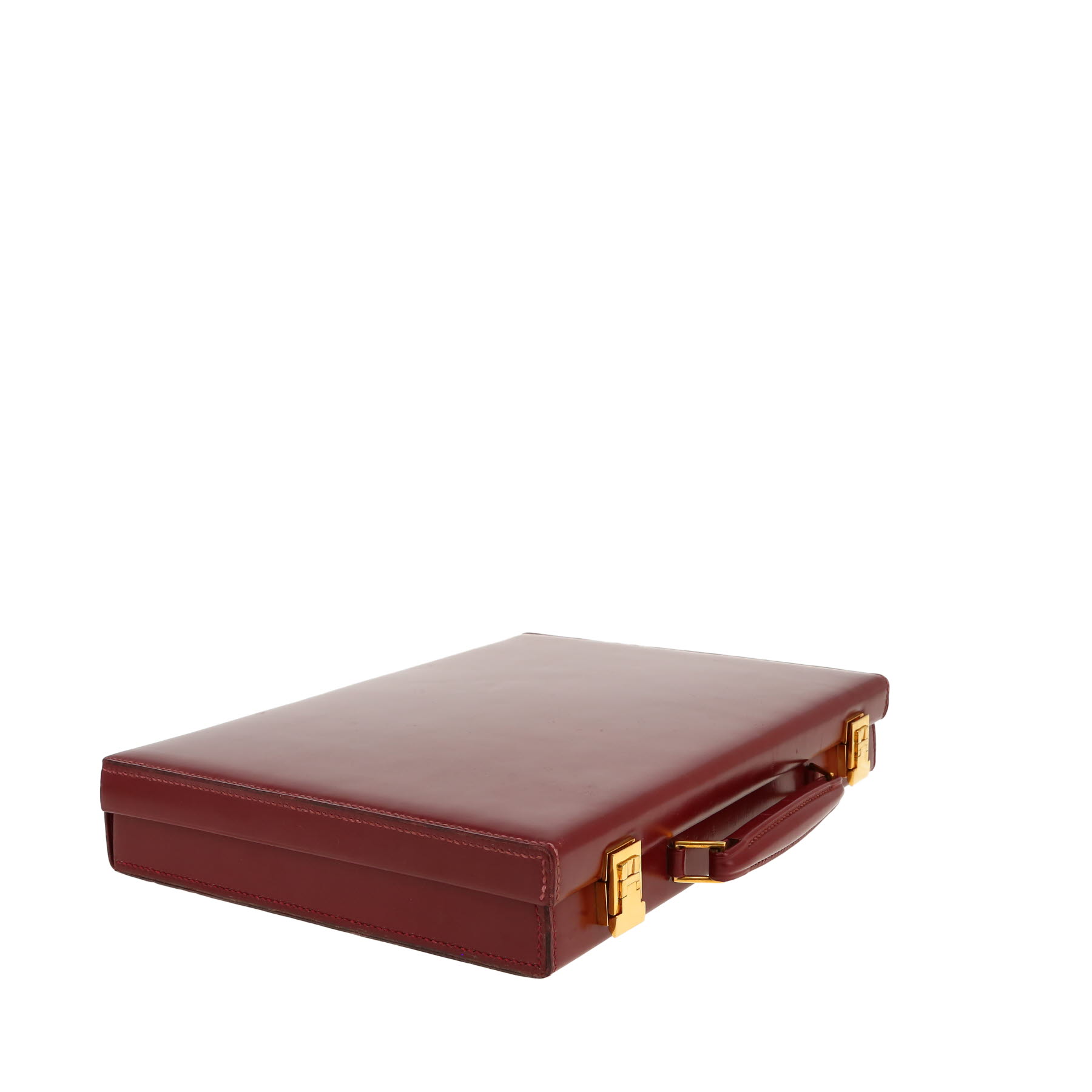 Hermès  Jet briefcase  in red box leather
