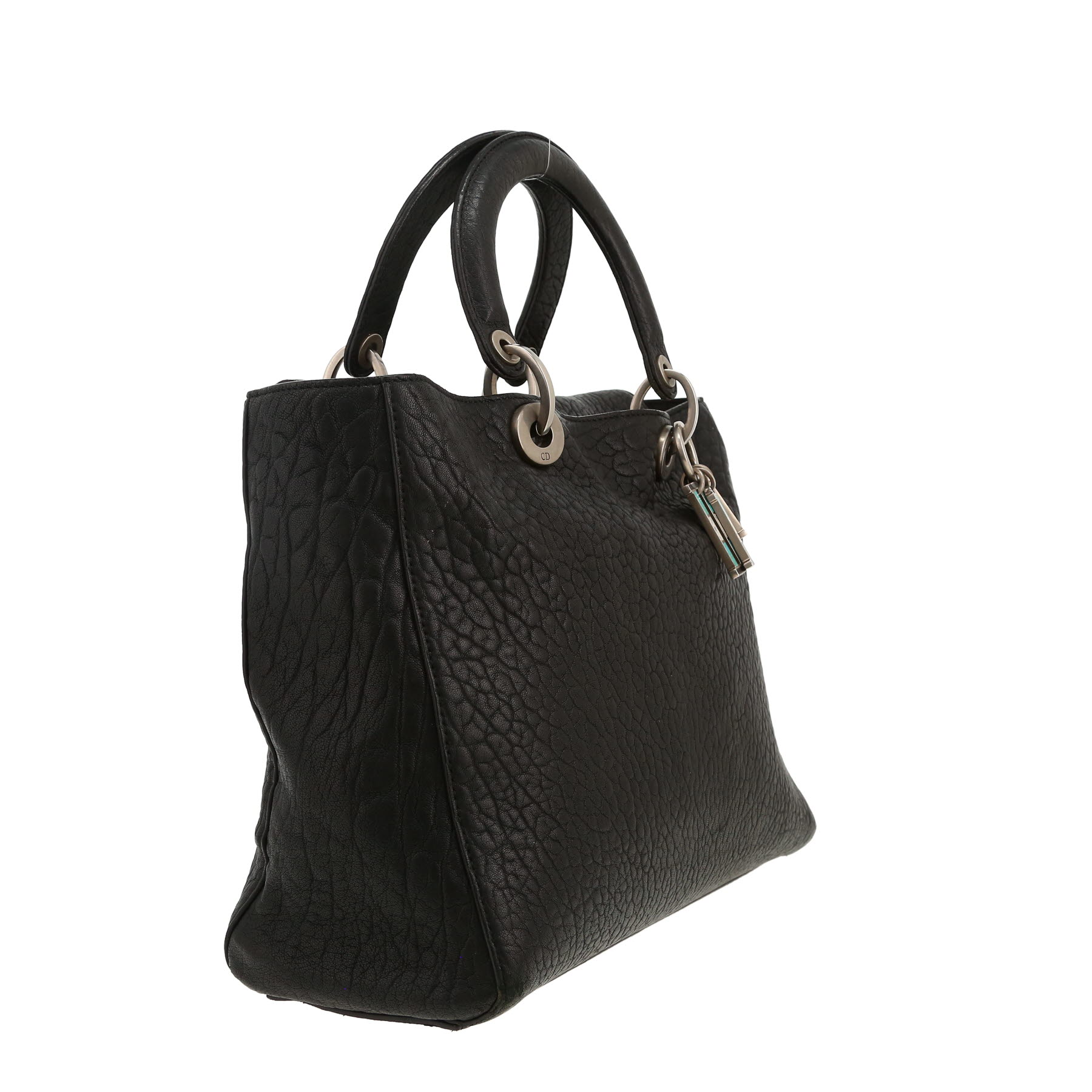 Bolso de mano Dior  Diorissimo en cuero de búfalo negro