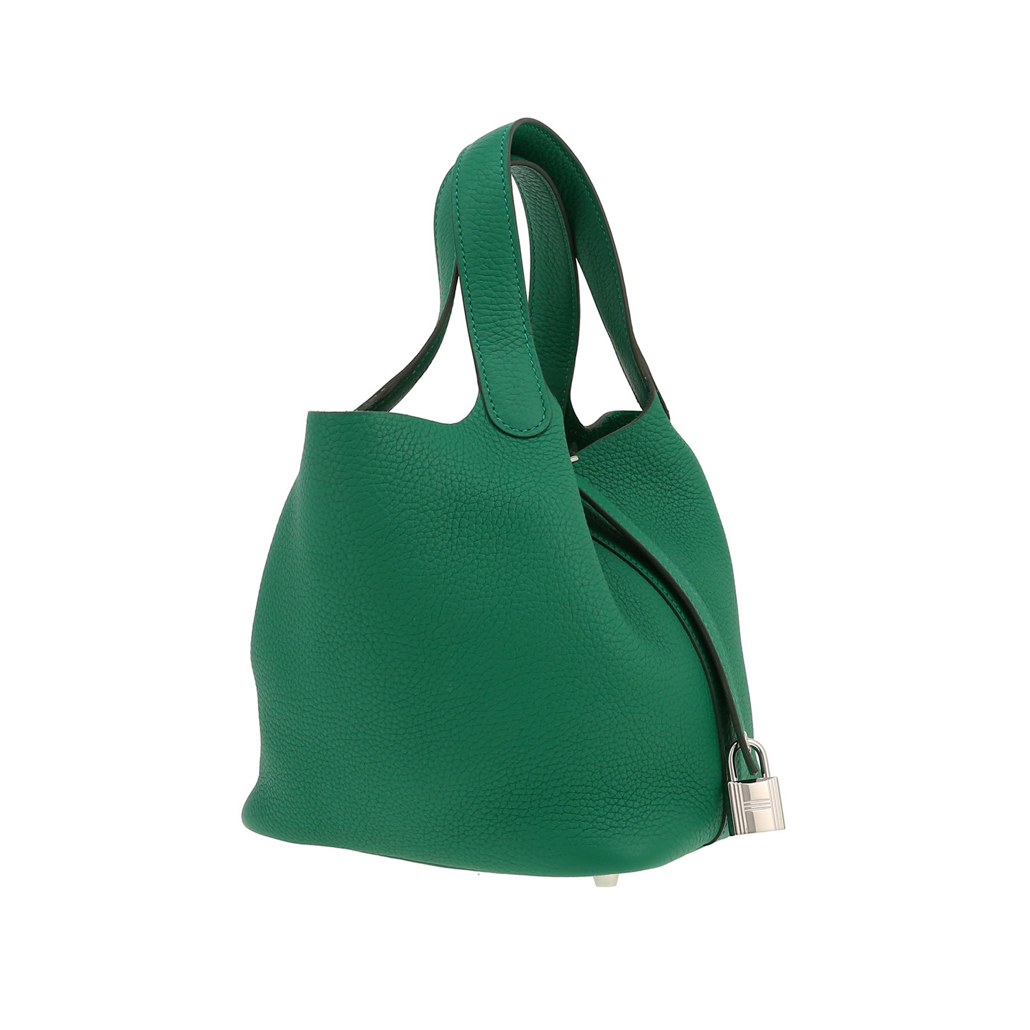 Hermès  Picotin 18 cm handbag  in Vert Vertigo togo leather