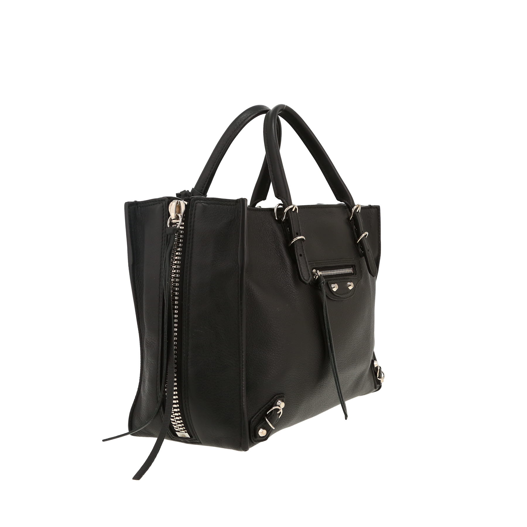 Bolso bandolera Balenciaga  Papier A4 en cuero negro