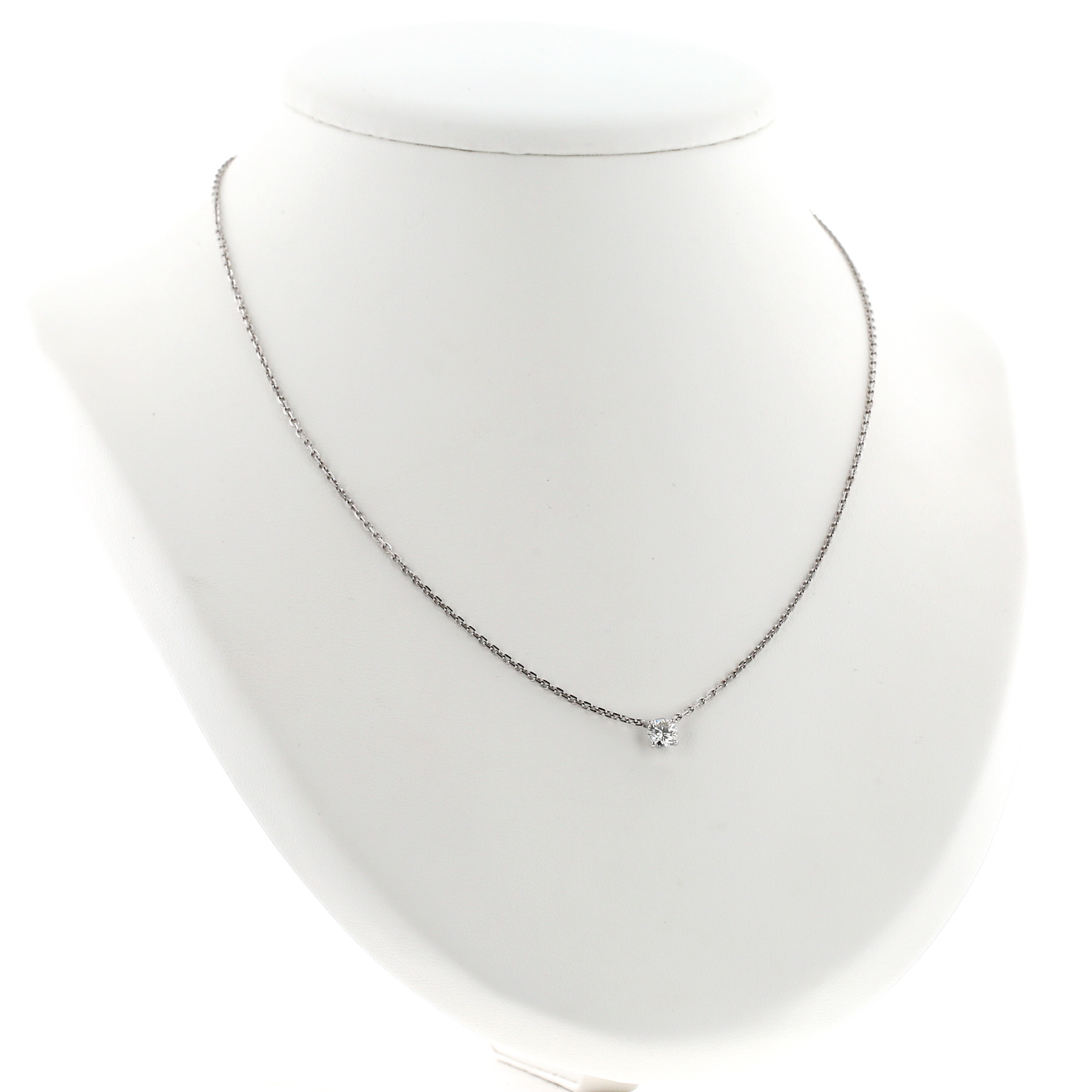 Cartier 1895 necklace in white gold and diamond