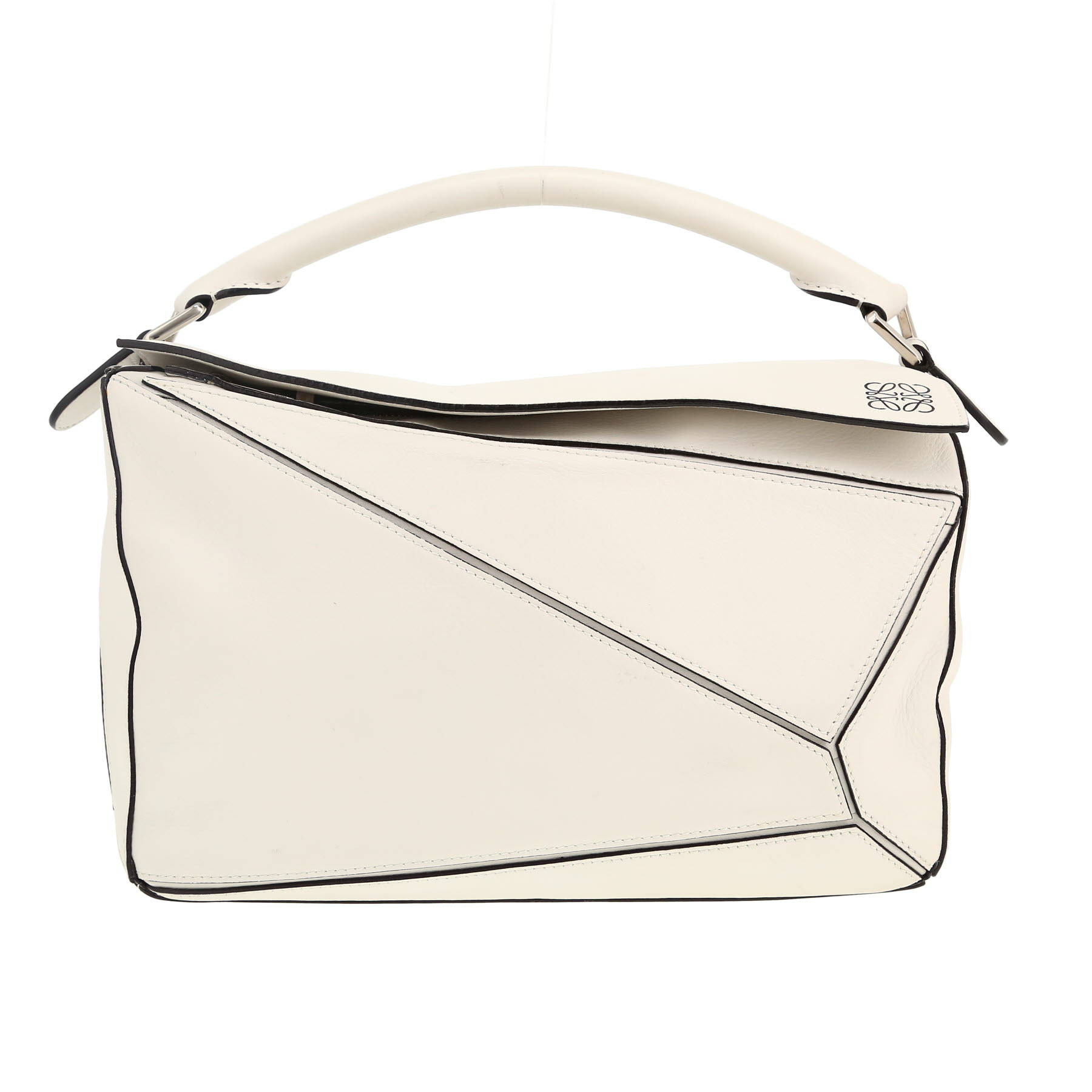 LOEWE ホワイトトートバッグ Loewe Puzzle Shoulder bag 414486 | Collector Square