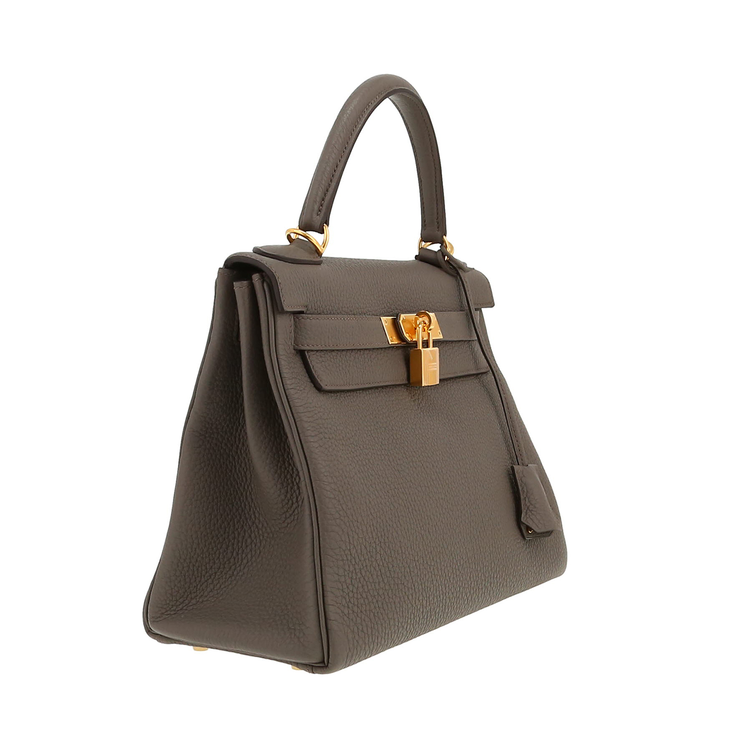 Hermès  Kelly 28 cm handbag  in grey togo leather