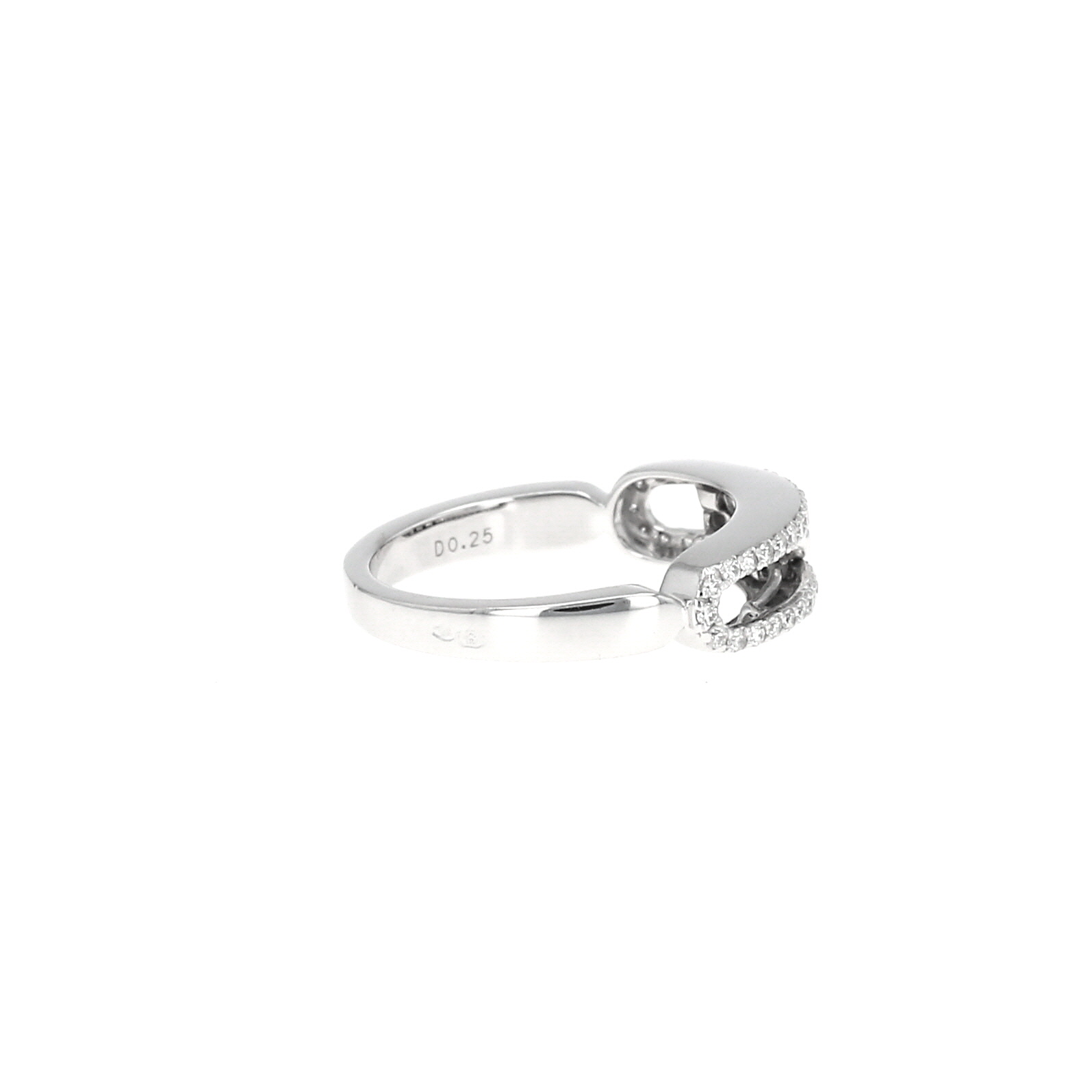 Bague Messika Baby Move en or blanc et diamants