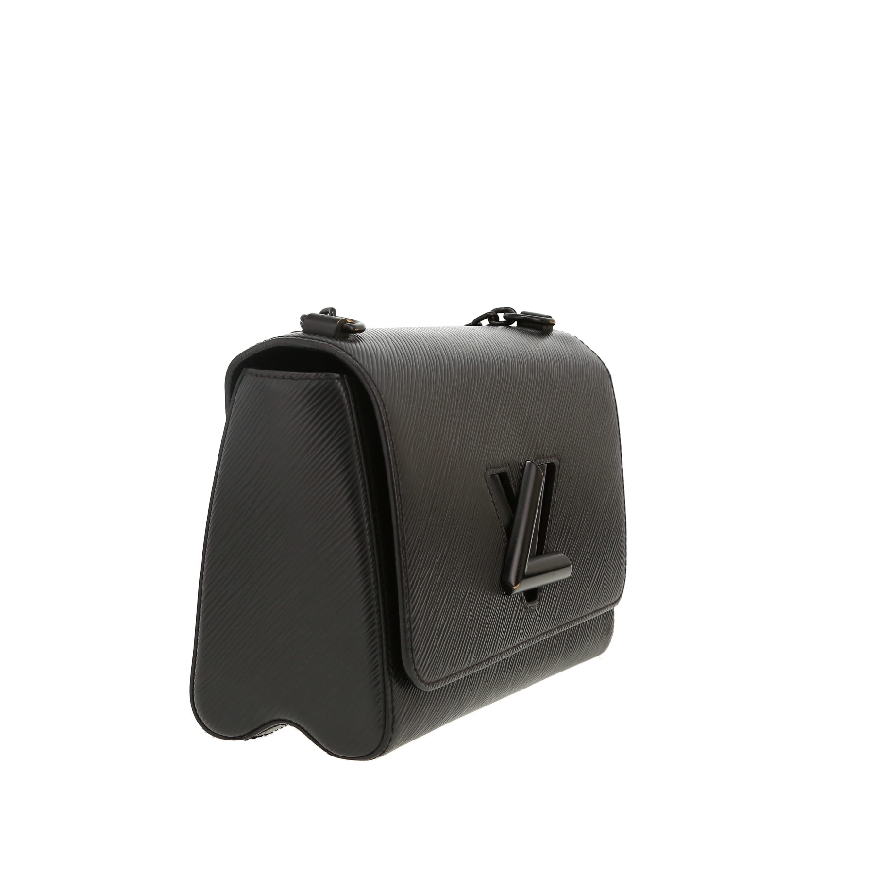 Bolso bandolera Louis Vuitton  Twist en cuero Epi negro