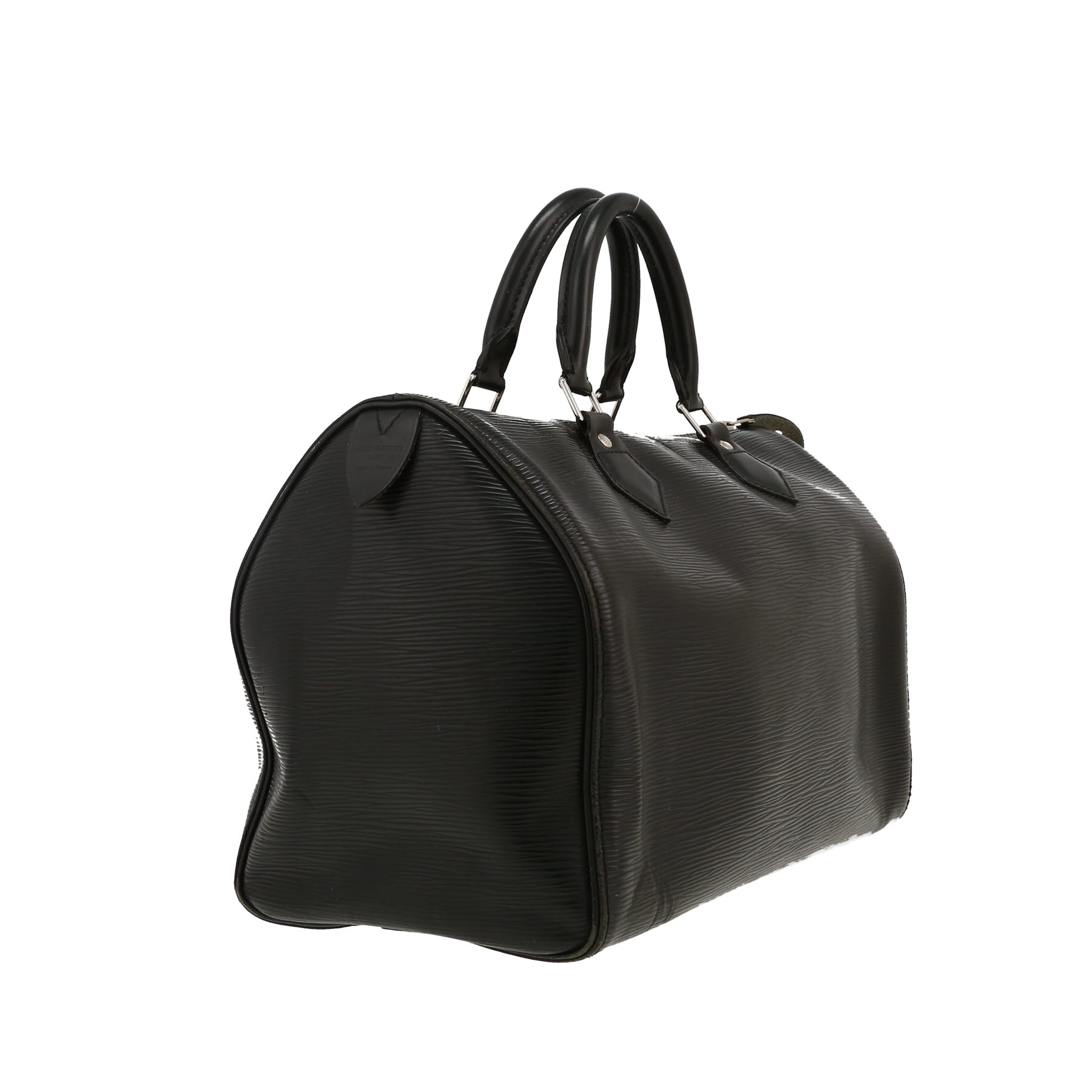 Louis Vuitton  Speedy 30 handbag  in black epi leather