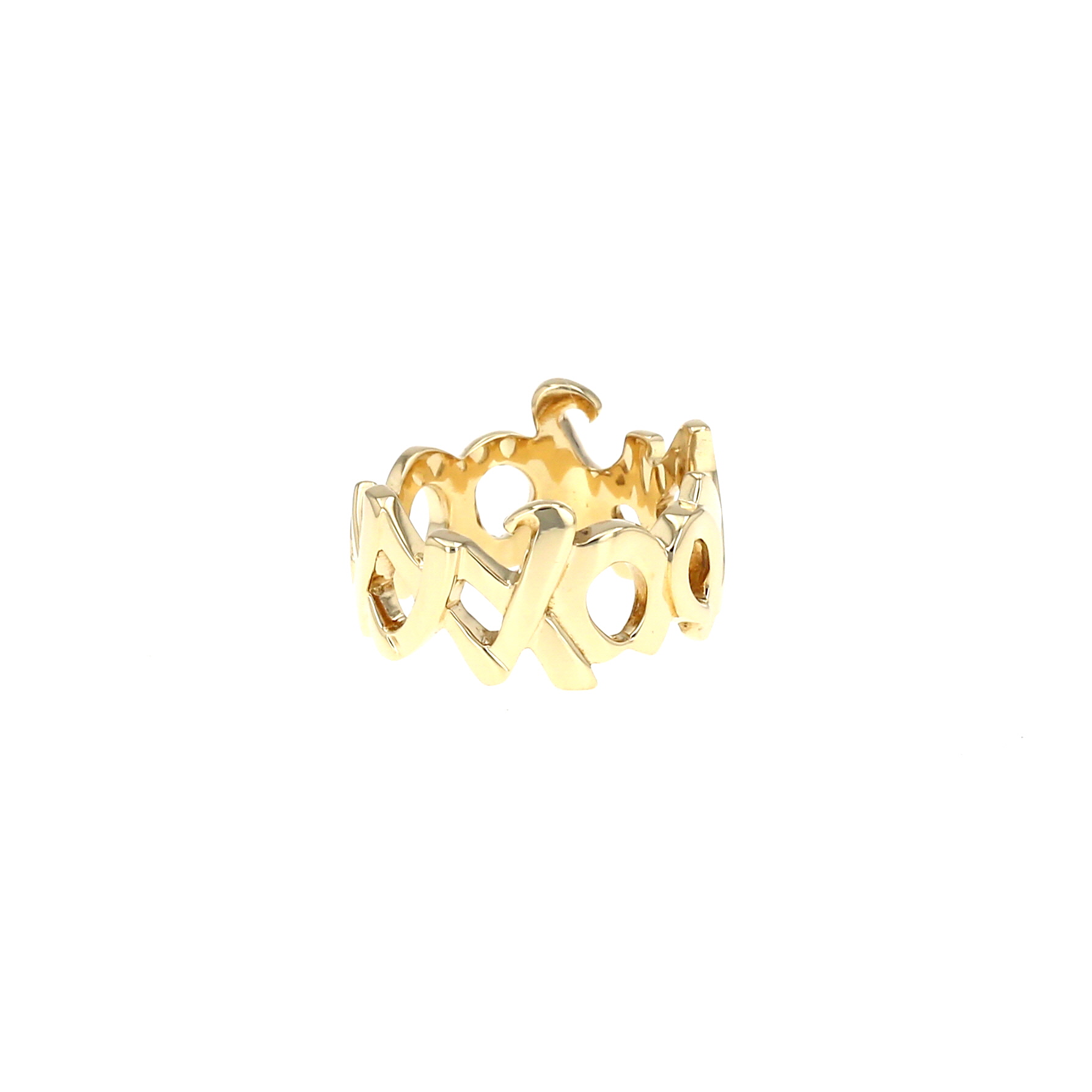 Tiffany 
Co Paloma’s Graffiti ring in yellow gold