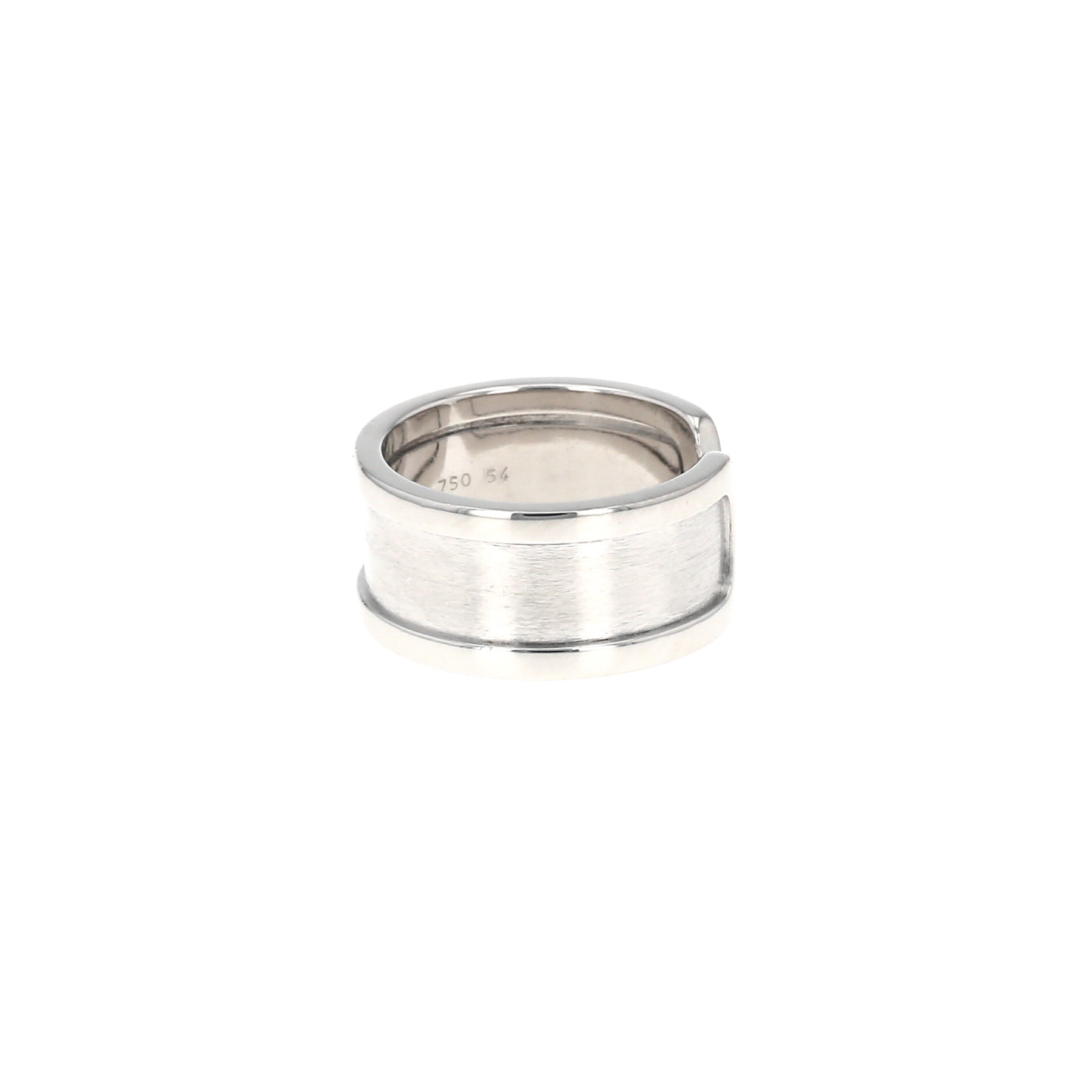 Open Cartier C de Cartier ring in white gold