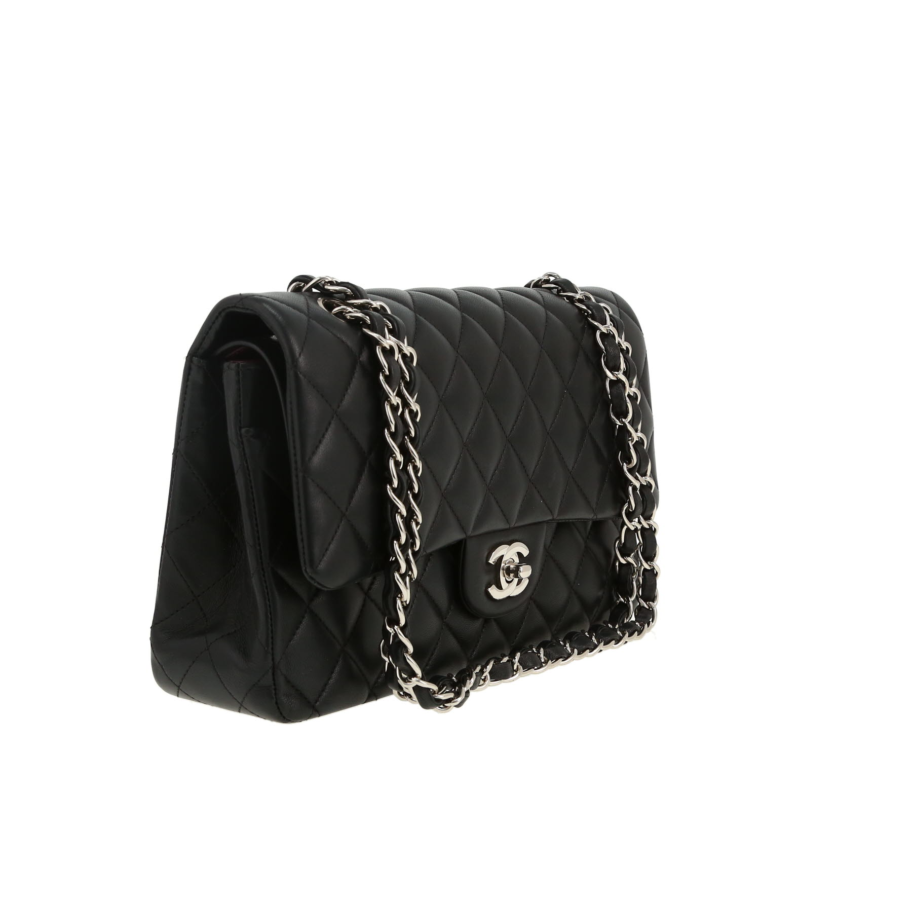 Chanel  Timeless Classic handbag  in black quilted leather