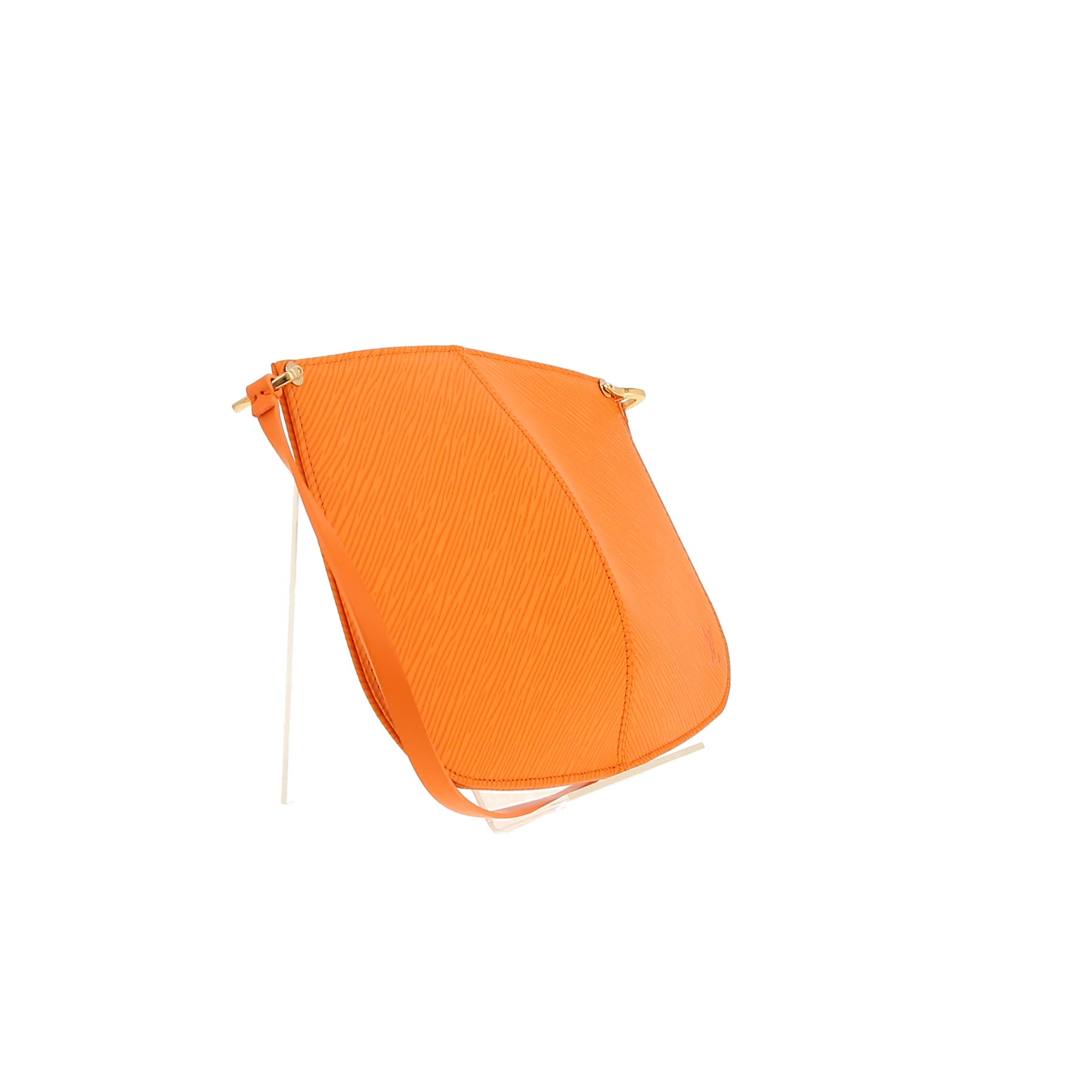 Sac à main Louis Vuitton  Demi Lune en cuir épi orange