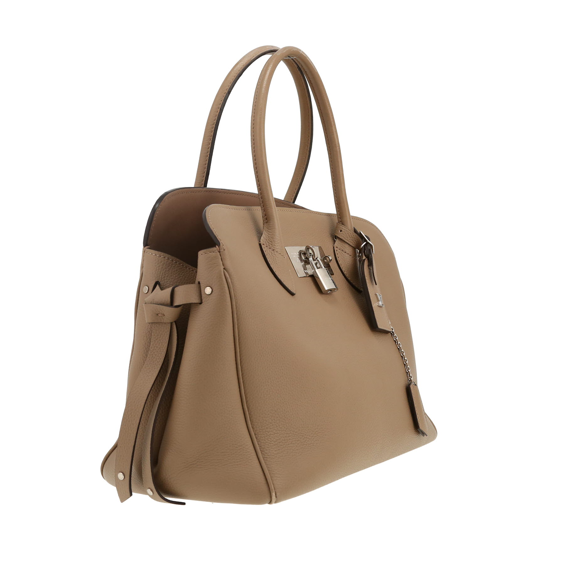Borsa Louis Vuitton  Milla in pelle martellata color talpa