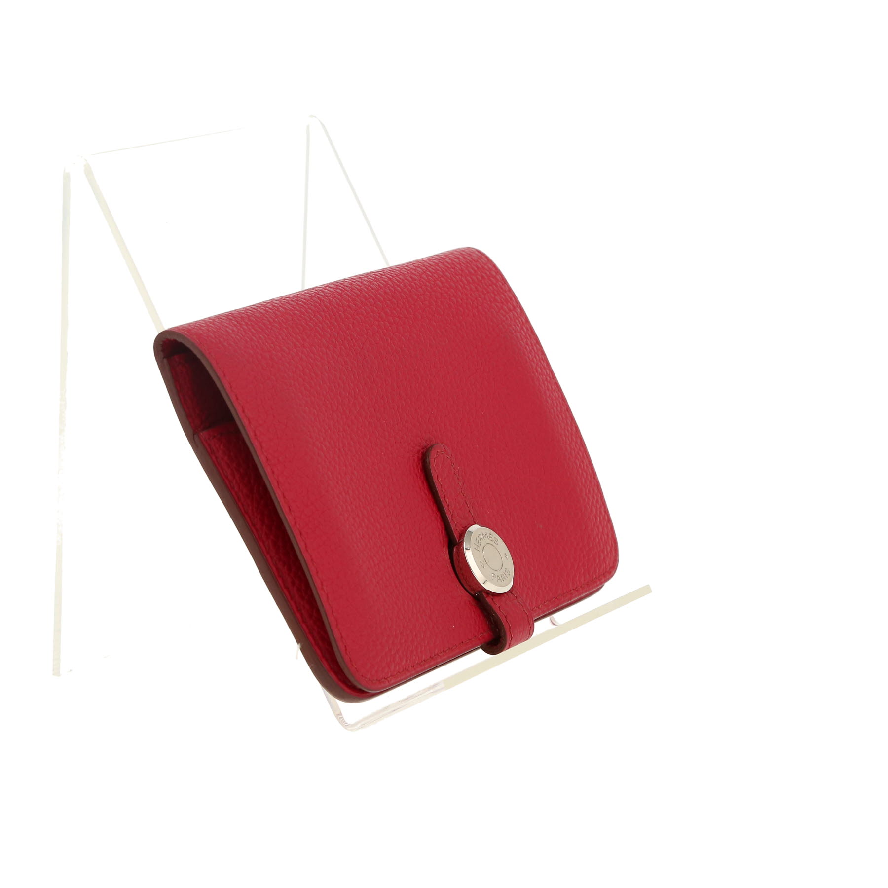 Billetera Hermès  Dogon en cuero togo rosa