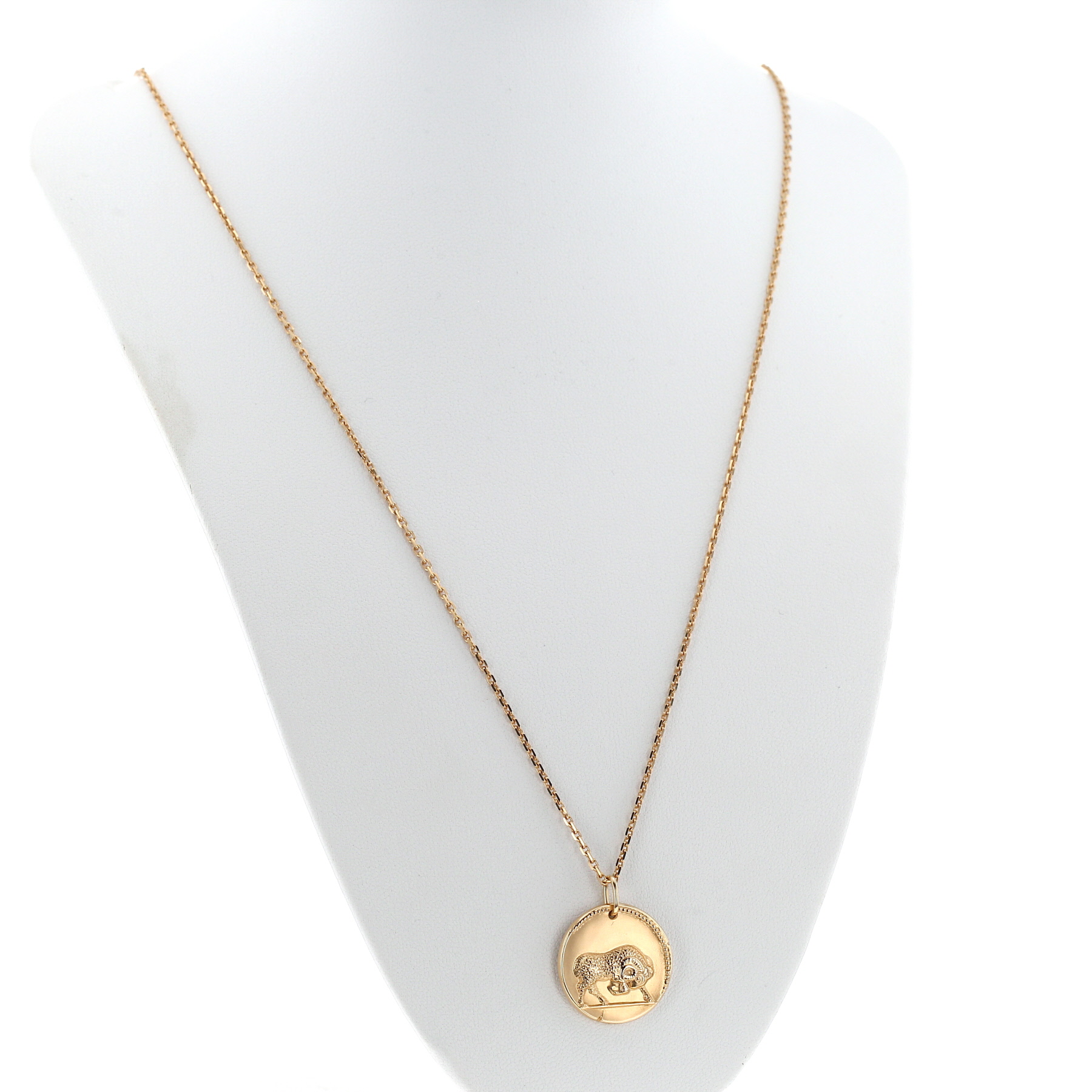 Pendentif Van Cleef 
Arpels Zodiaque Arietis en or jaune