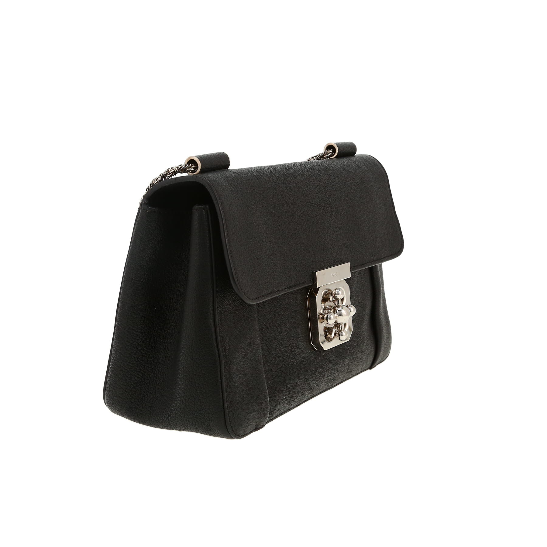 Chloé  Elsie shoulder bag  in black leather