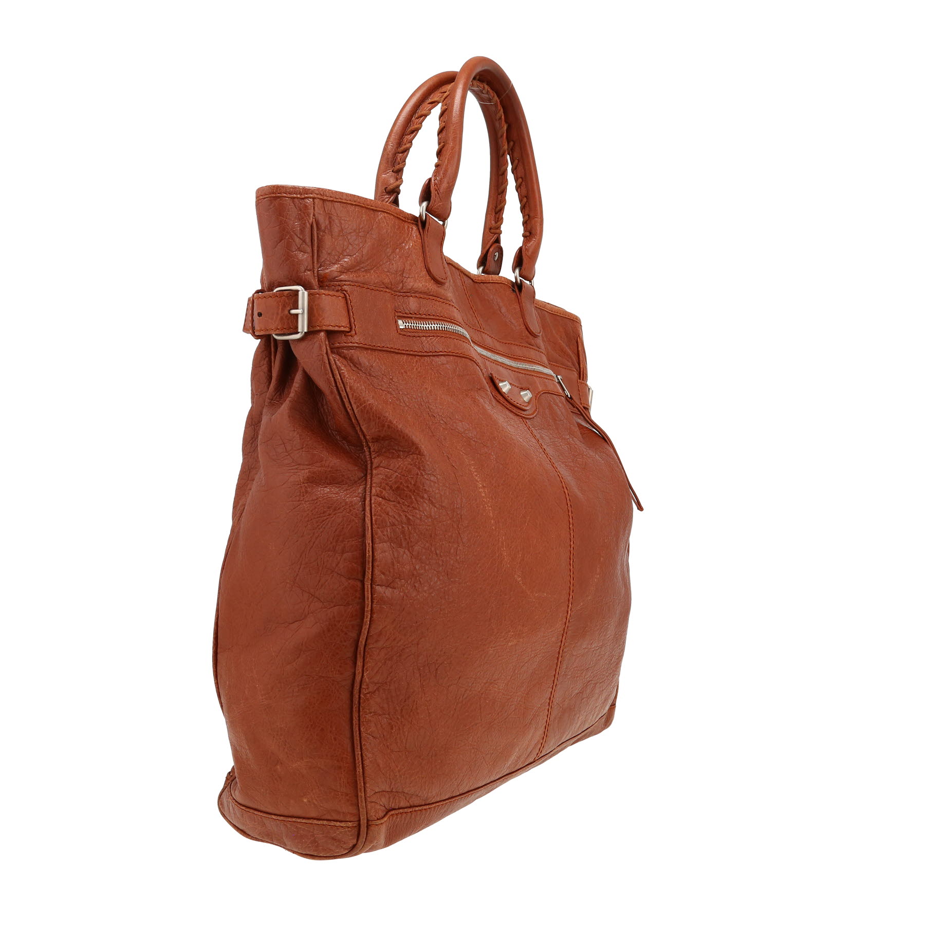 Borsa Balenciaga  City in pelle marrone