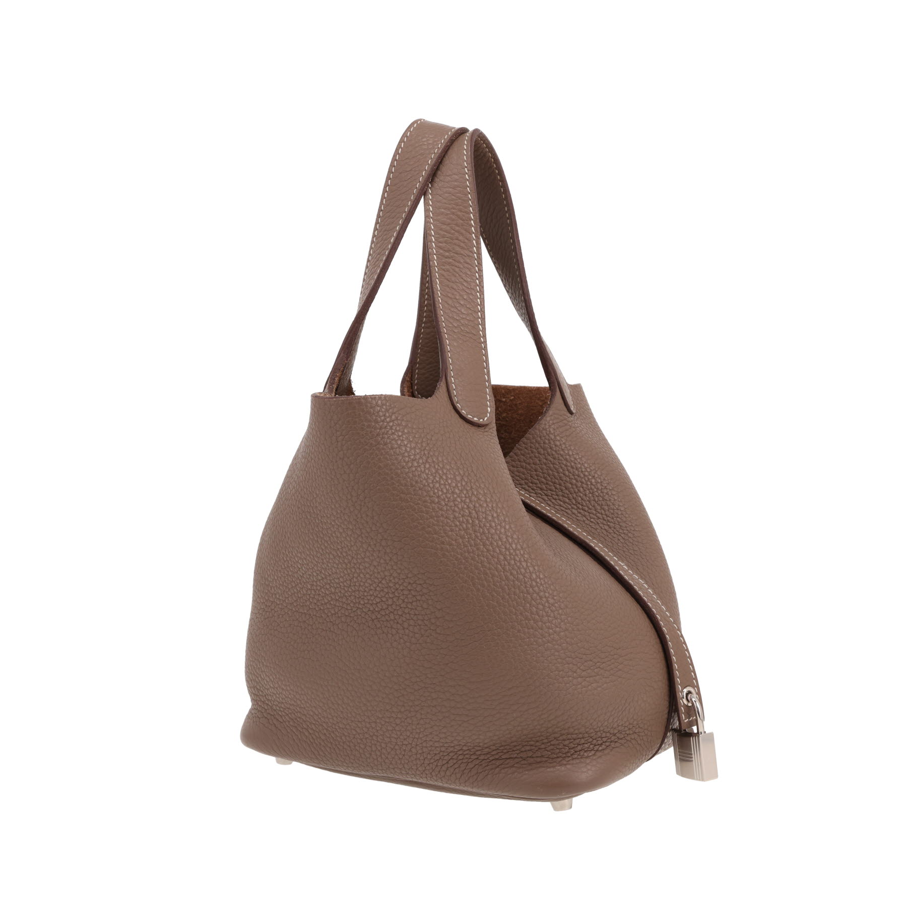 Hermès  Picotin 18 cm handbag  in etoupe togo leather